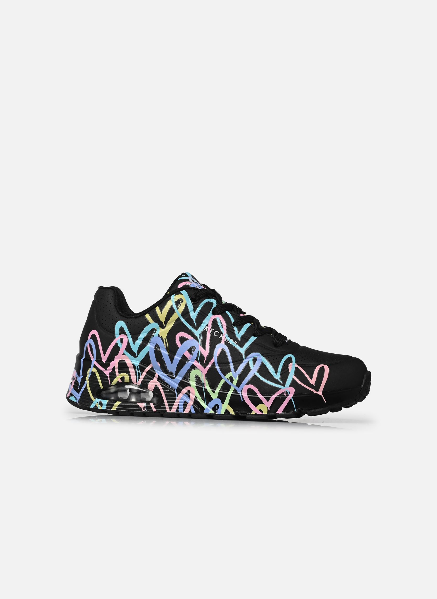 Baskets Uno-Spread The Love Goldcrown femme noir Skechers Baskets Uno-Spread The Love Goldcrown femme noir BPTQ