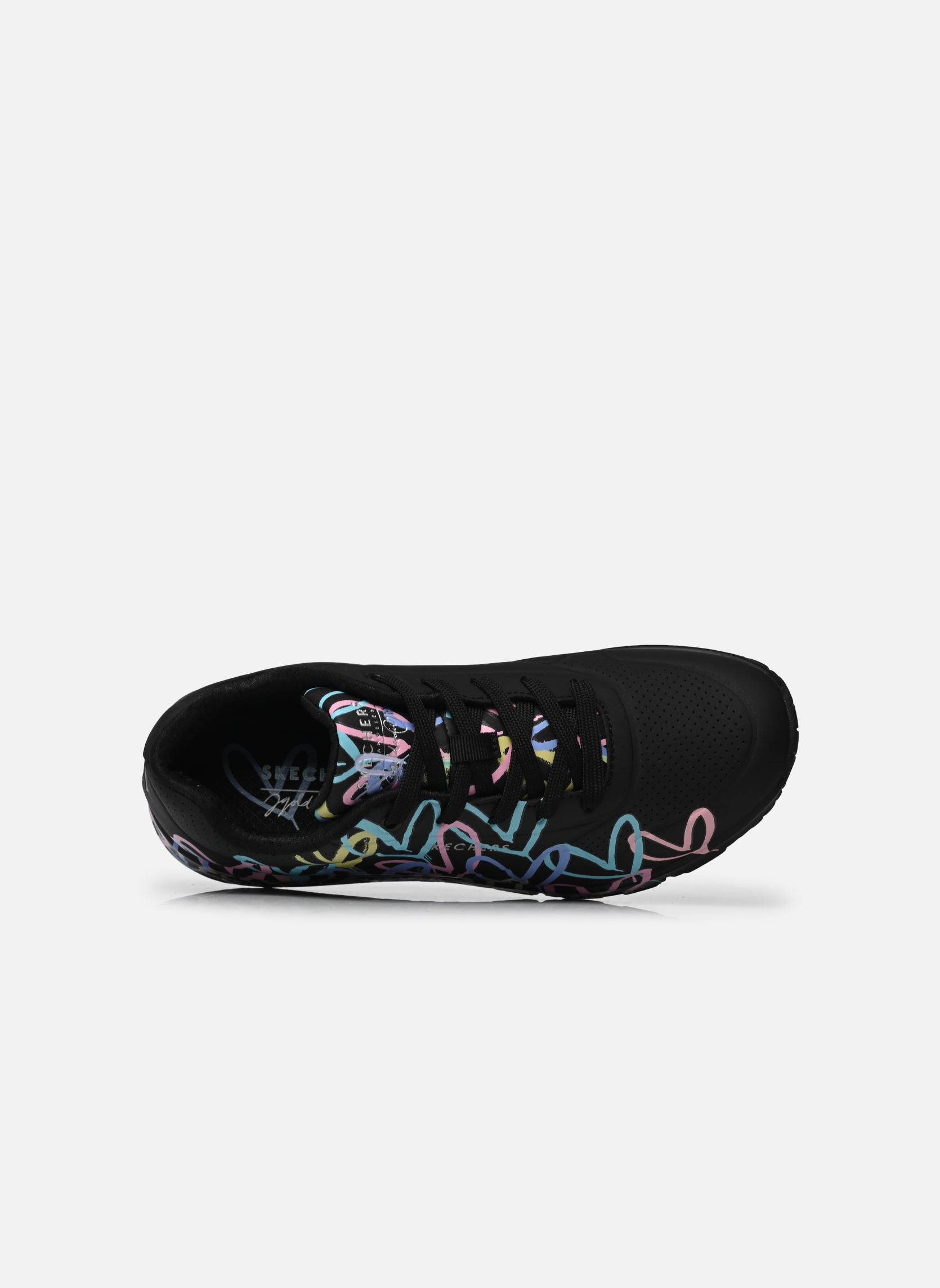 Baskets Uno-Spread The Love Goldcrown femme noir Skechers Baskets Uno-Spread The Love Goldcrown femme noir BPTQ