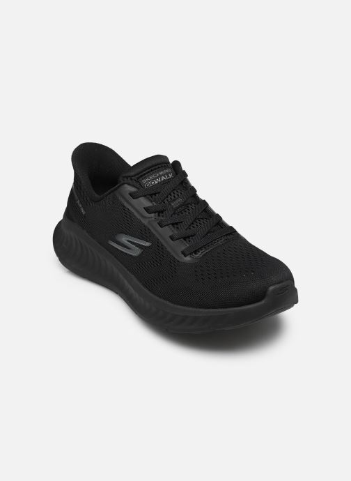 Skechers Baskets SLIP-INS Go Walk Now femme noir