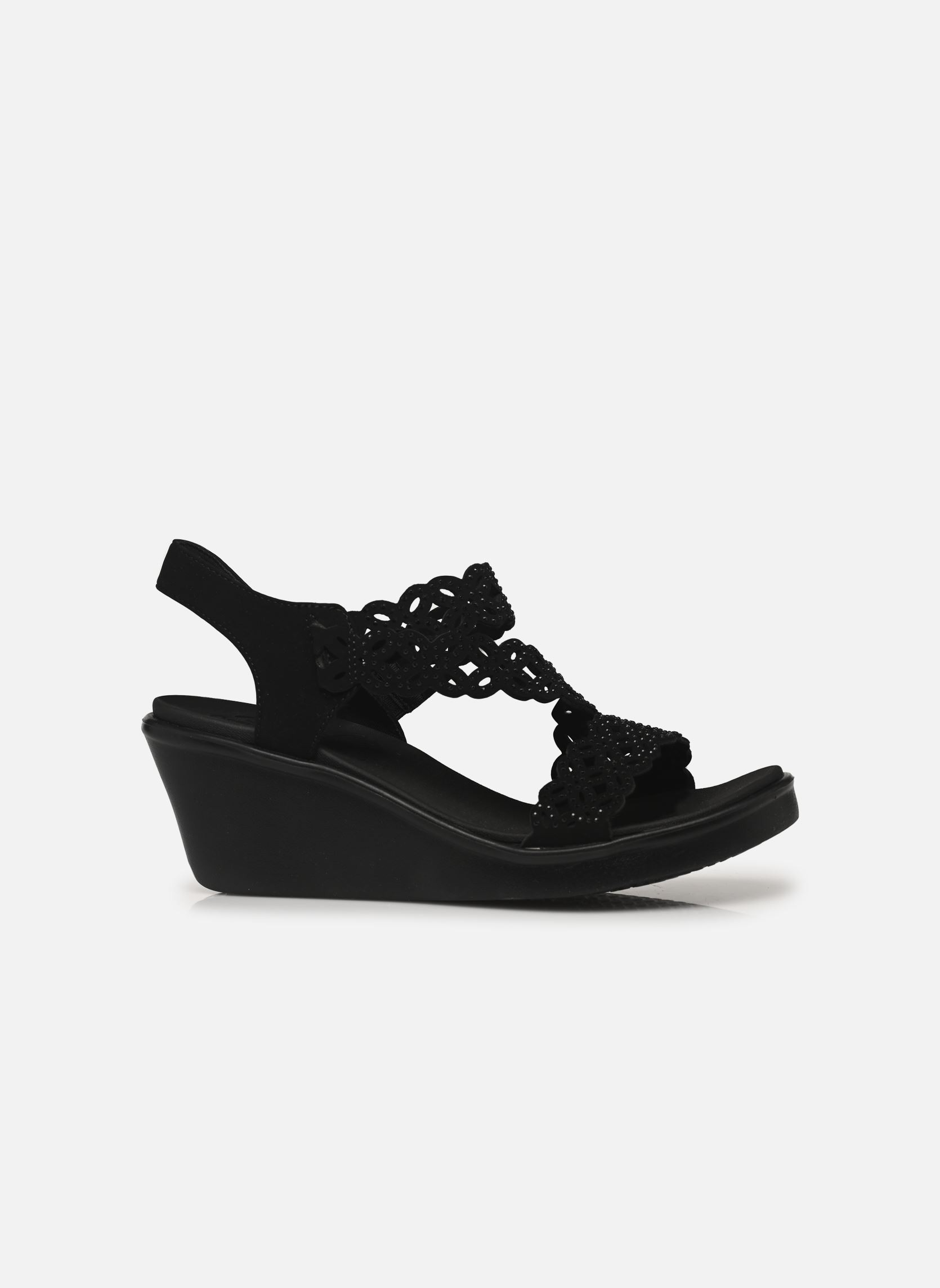 Sandales compensées et plateformes Rumble On - Sassier femme noir Skechers Sandales compensées et plateformes Rumble On - Sassier femme noir BBK