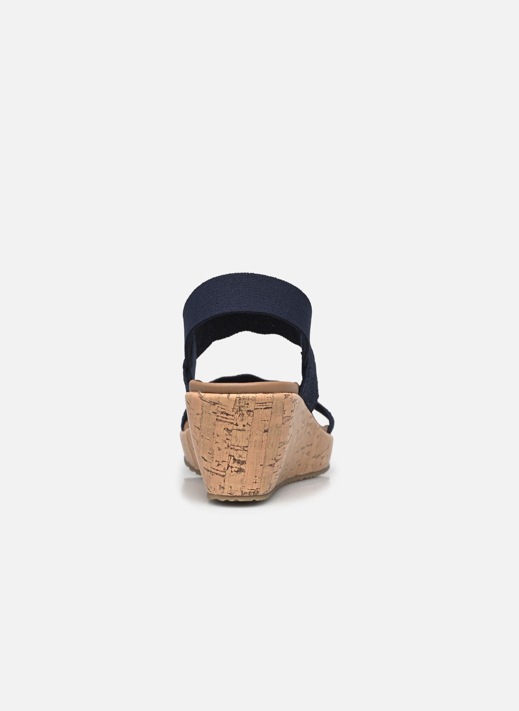Sandalias y plataformas de cuña Beverlee - Timeless Touch mujer azul Skechers Sandalias y plataformas de cuña Beverlee - Timeless Touch mujer azul NVY