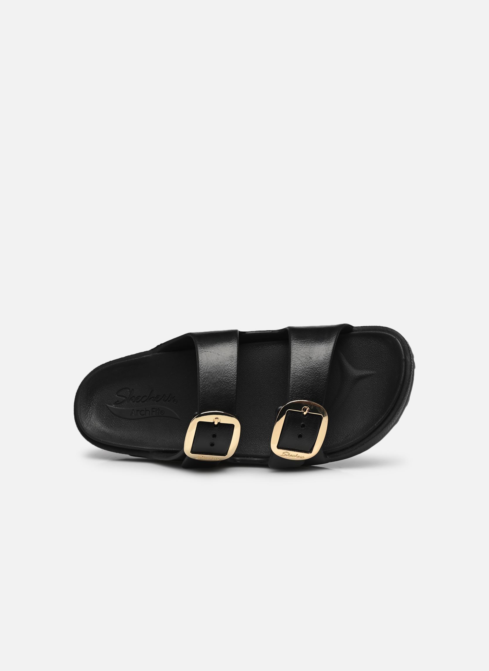 Mules Arch Fit Cali Breeze - Gold Star femme noir Skechers Mules Arch Fit Cali Breeze - Gold Star femme noir BLK