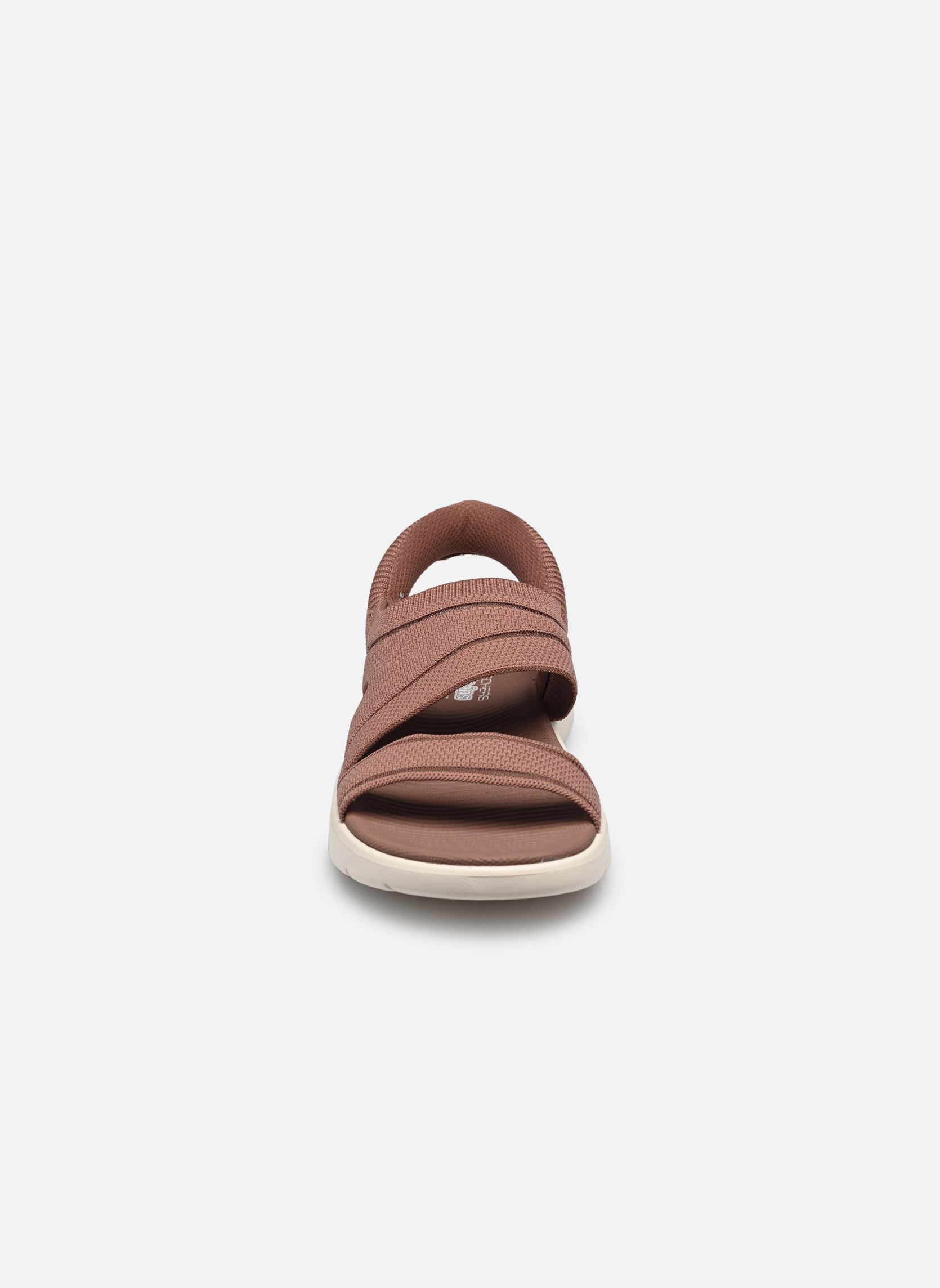 Flache Sandalen SLIP-INS Go Walk Flex Sandal - Enticing damen braun Skechers Flache Sandalen SLIP-INS Go Walk Flex Sandal - Enticing damen braun BRN