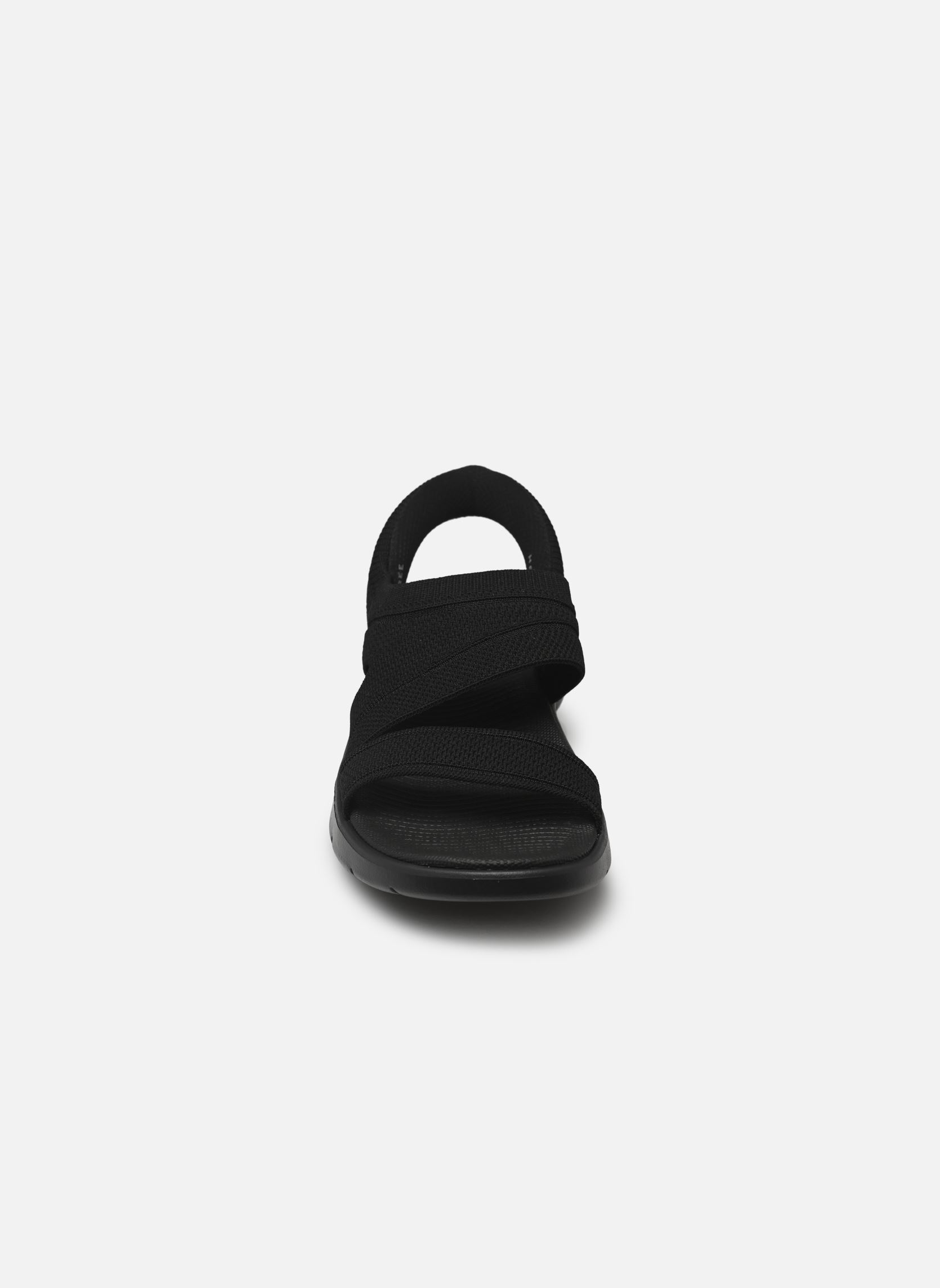 Platte sandalen SLIP-INS Go Walk Flex Sandal - Enticing dames zwart Skechers Platte sandalen SLIP-INS Go Walk Flex Sandal - Enticing dames zwart BBK