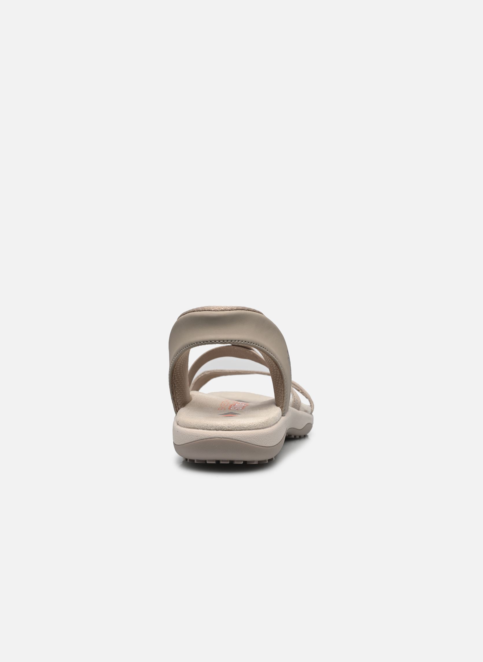 Flache Sandalen SLIP-INS Reggae Slim - Stretch Flex damen beige Skechers Flache Sandalen SLIP-INS Reggae Slim - Stretch Flex damen beige TPE