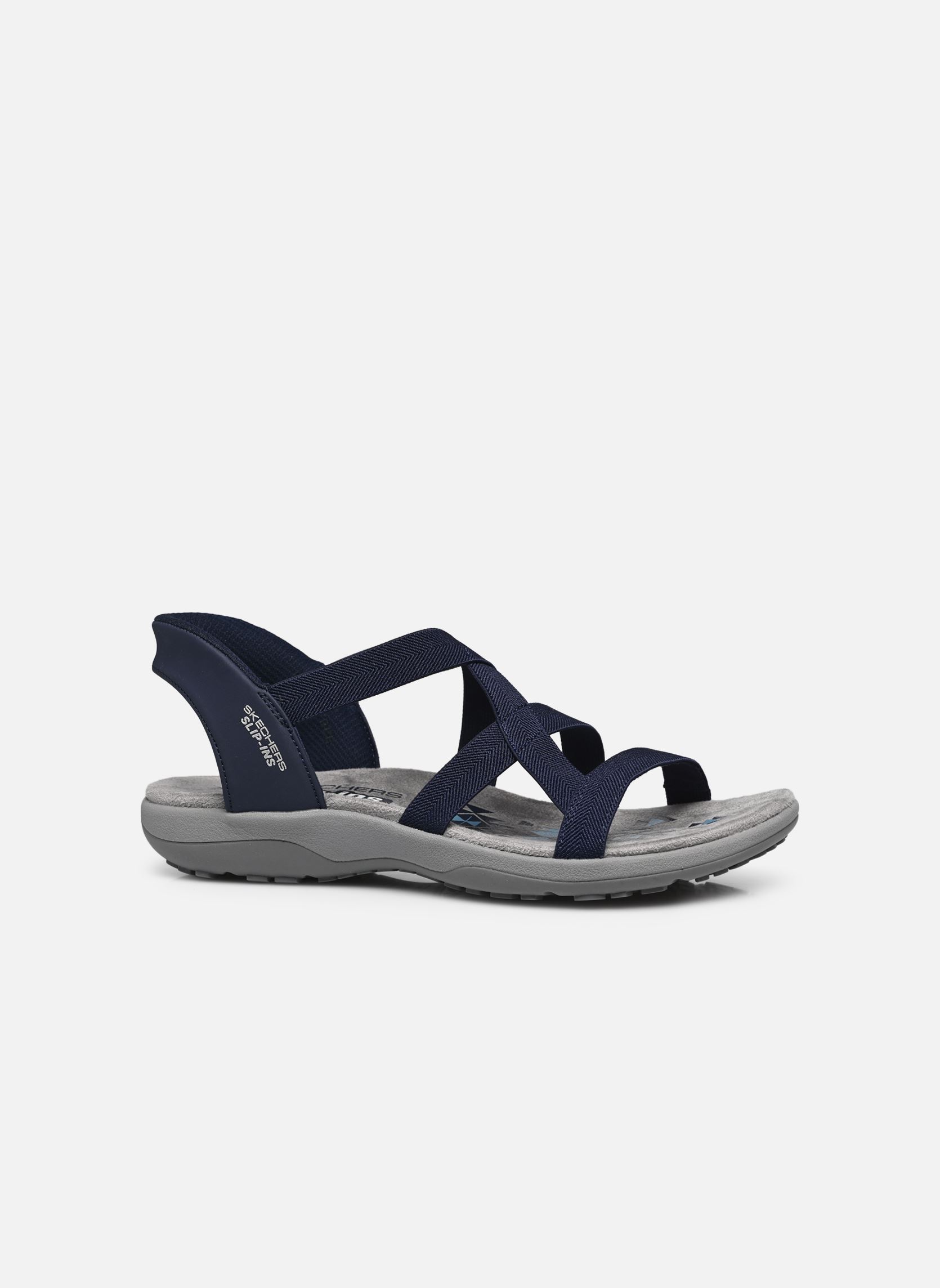 Sandali piatti SLIP-INS Reggae Slim - Stretch Flex donna blu Skechers Sandali piatti SLIP-INS Reggae Slim - Stretch Flex donna blu NVY
