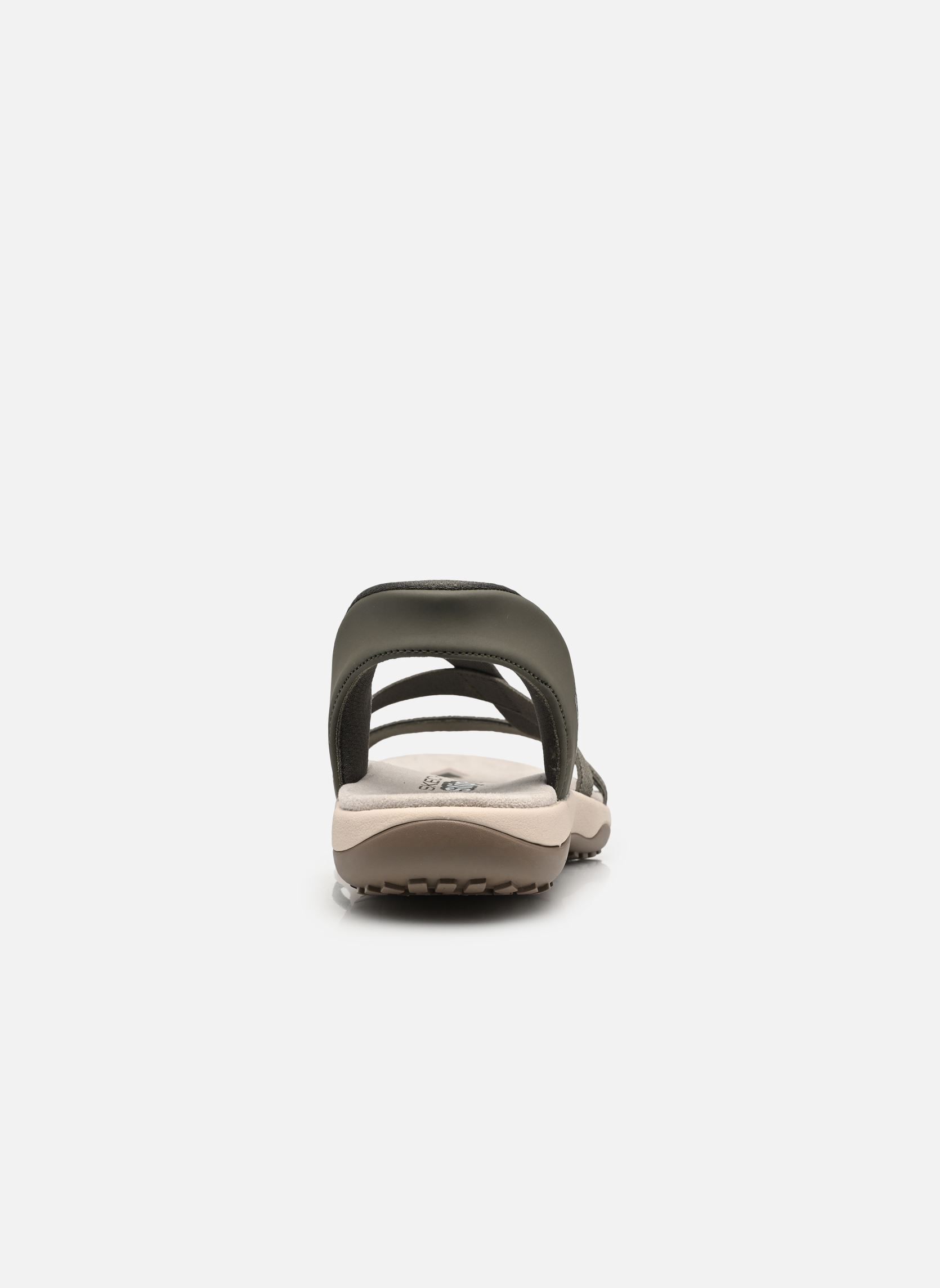 Flache Sandalen SLIP-INS Reggae Slim - Stretch Flex damen grün Skechers Flache Sandalen SLIP-INS Reggae Slim - Stretch Flex damen grün OLV