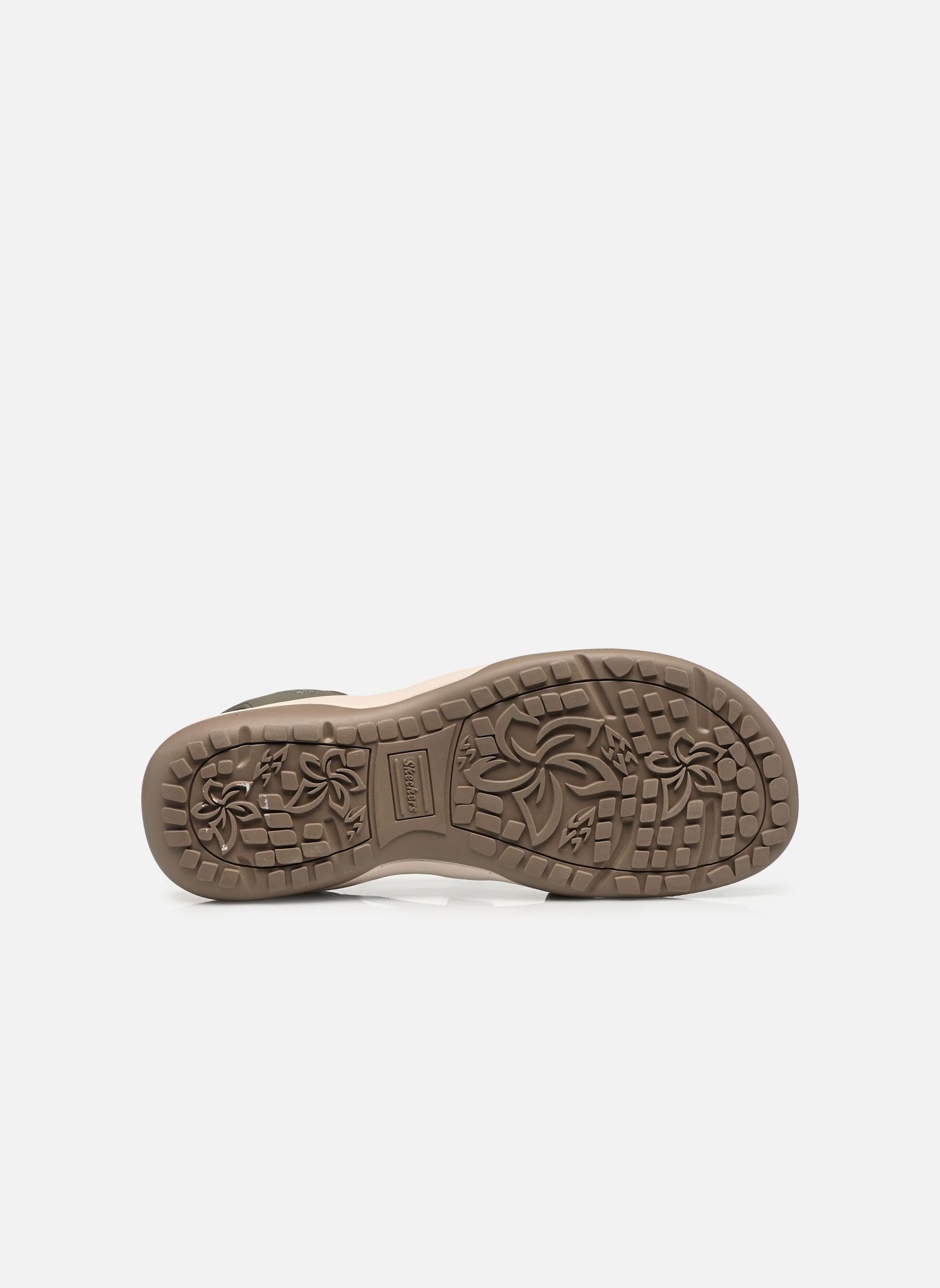 Flache Sandalen SLIP-INS Reggae Slim - Stretch Flex damen grün Skechers Flache Sandalen SLIP-INS Reggae Slim - Stretch Flex damen grün OLV