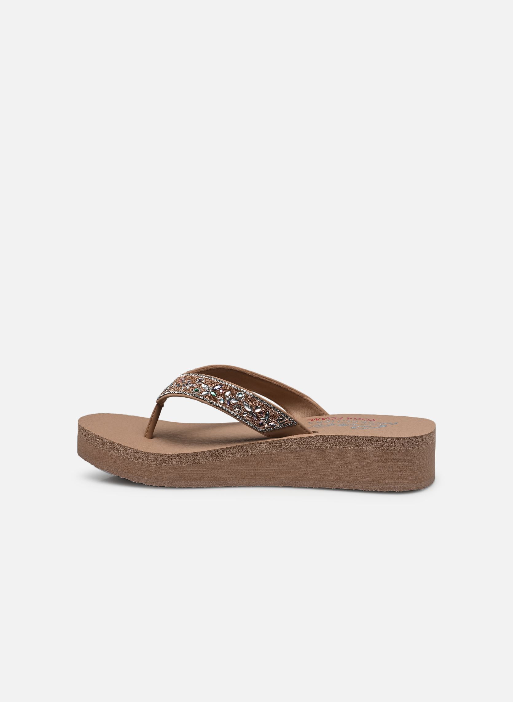 Flip-Flops Vinyasa - Butterfly damen braun Skechers Flip-Flops Vinyasa - Butterfly damen braun MOC