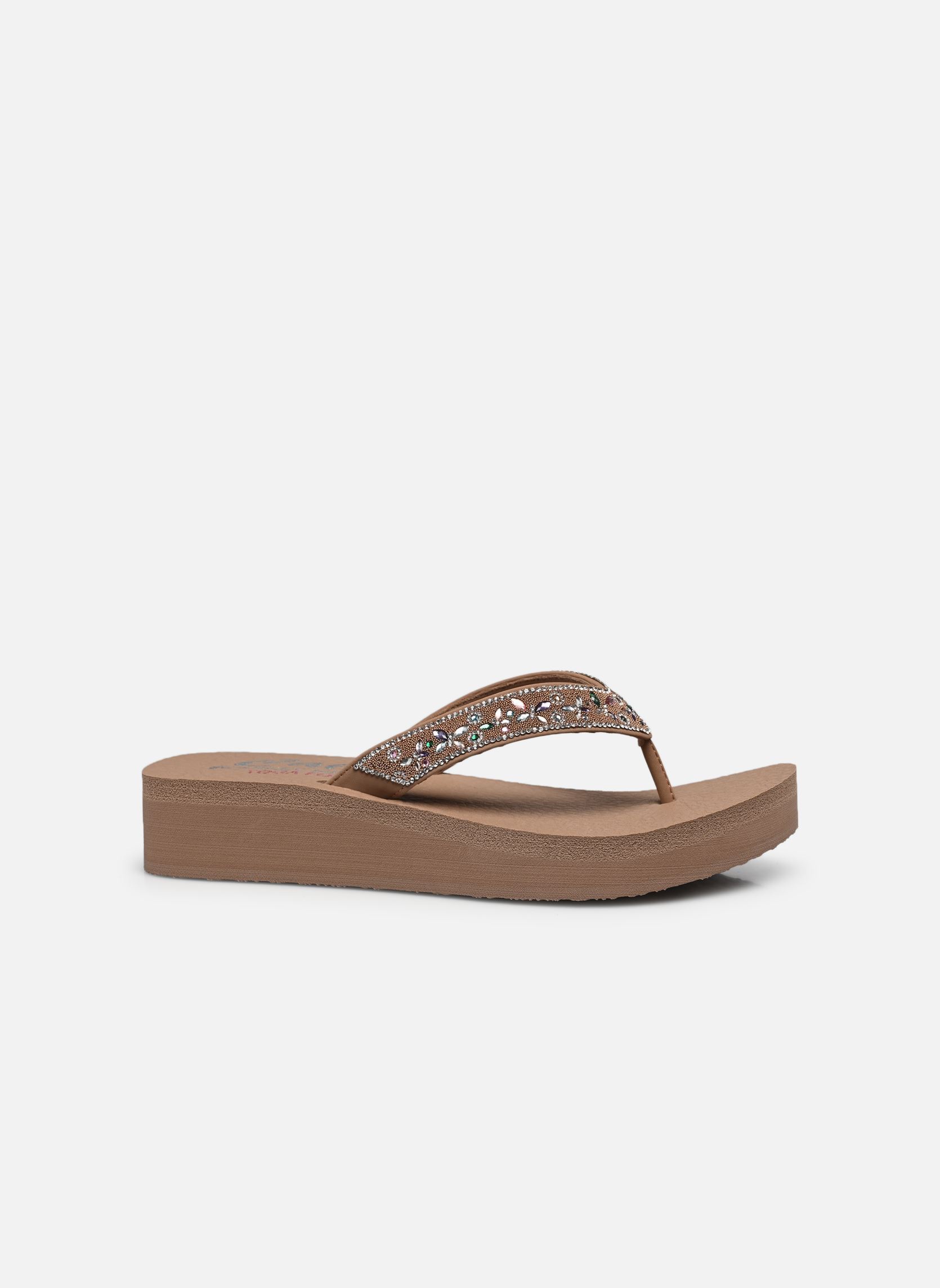 Flip-Flops Vinyasa - Butterfly damen braun Skechers Flip-Flops Vinyasa - Butterfly damen braun MOC