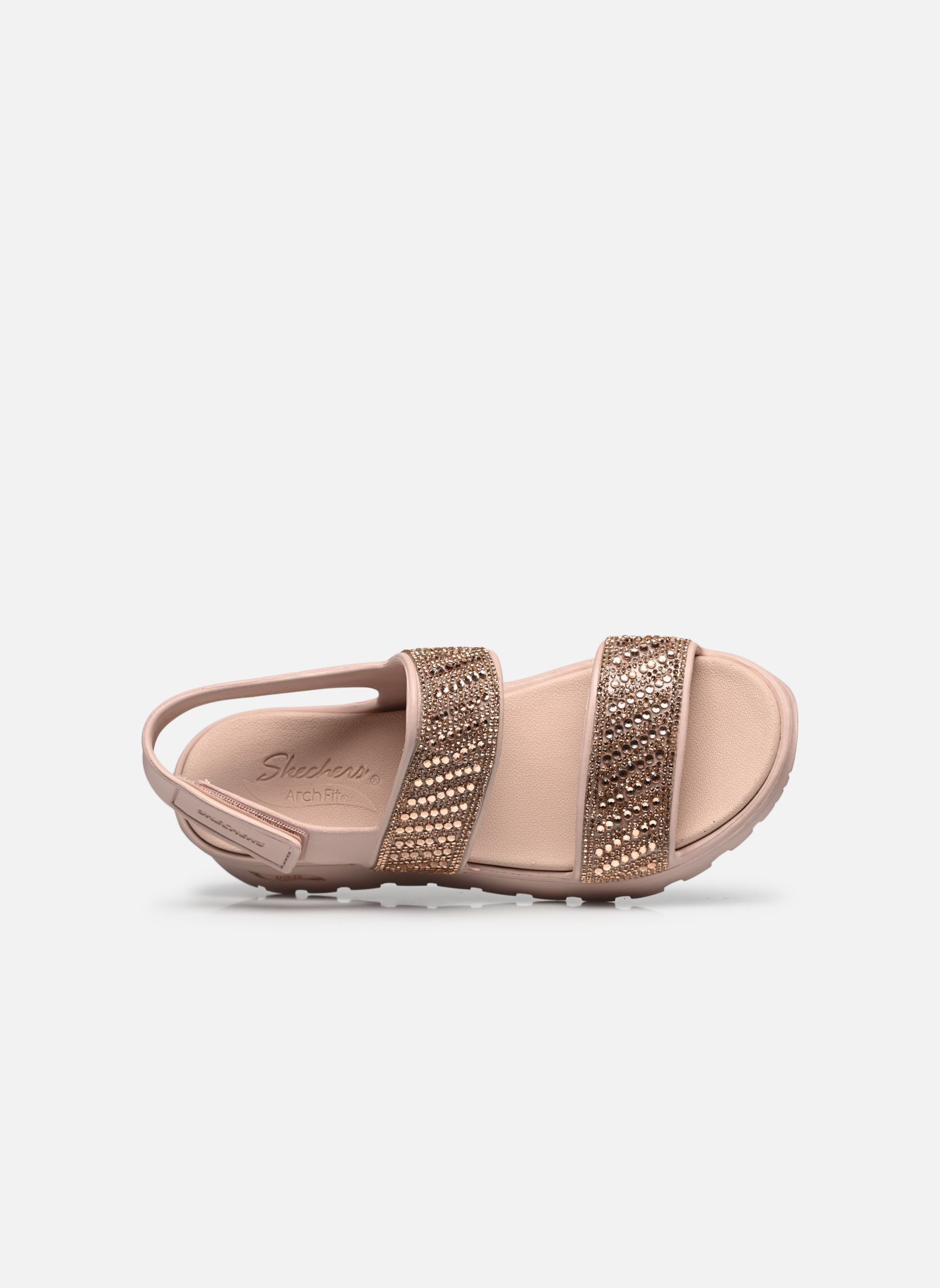 Keil- und Plateausandalen Arch Fit Footsteps - Enchant damen rosa Skechers Keil- und Plateausandalen Arch Fit Footsteps - Enchant damen rosa ROS