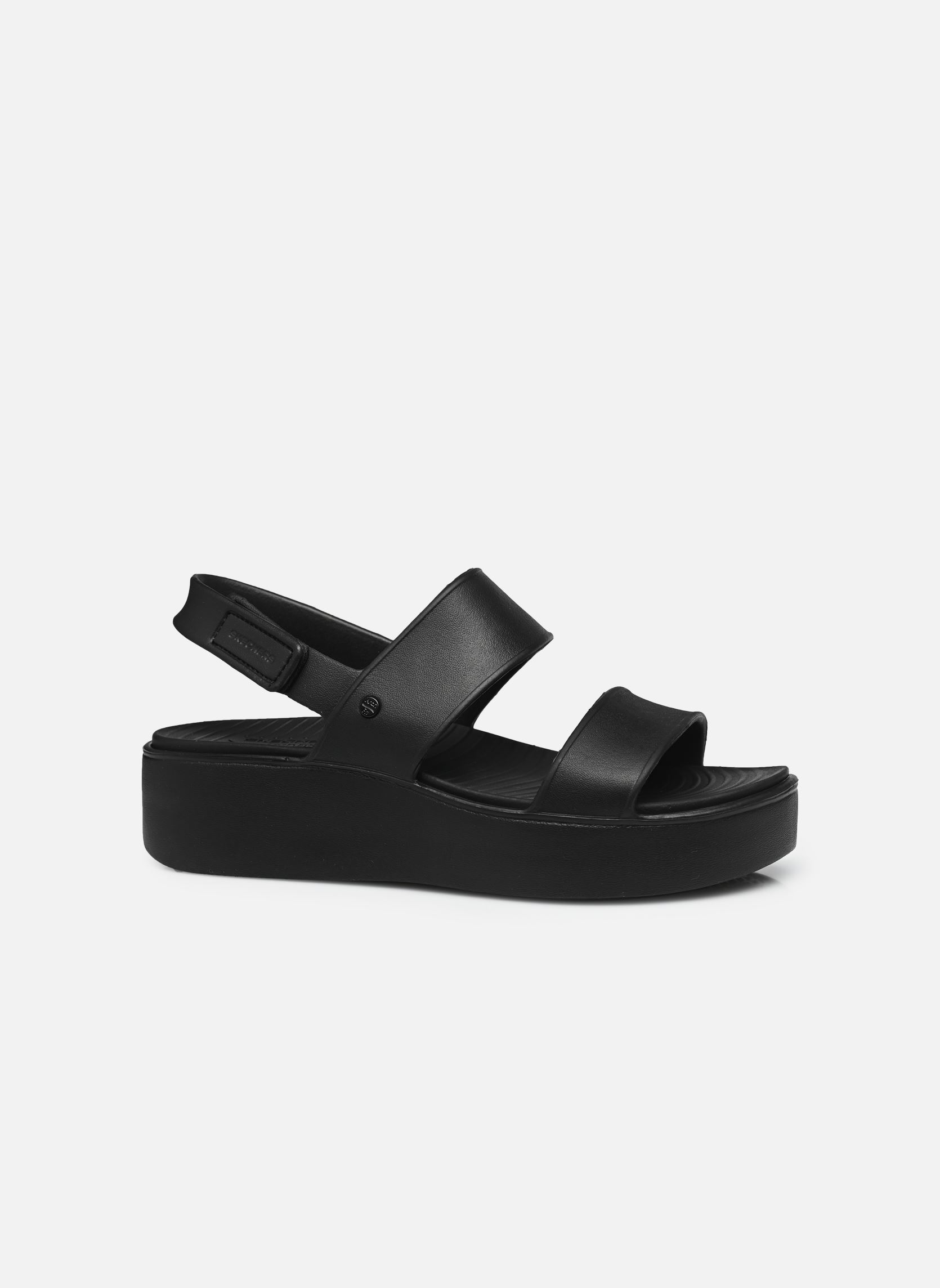 Sandalen met sleehak en plateau Arch Fit Upbeat - Sunrise dames zwart Skechers Sandalen met sleehak en plateau Arch Fit Upbeat - Sunrise dames zwart BBK
