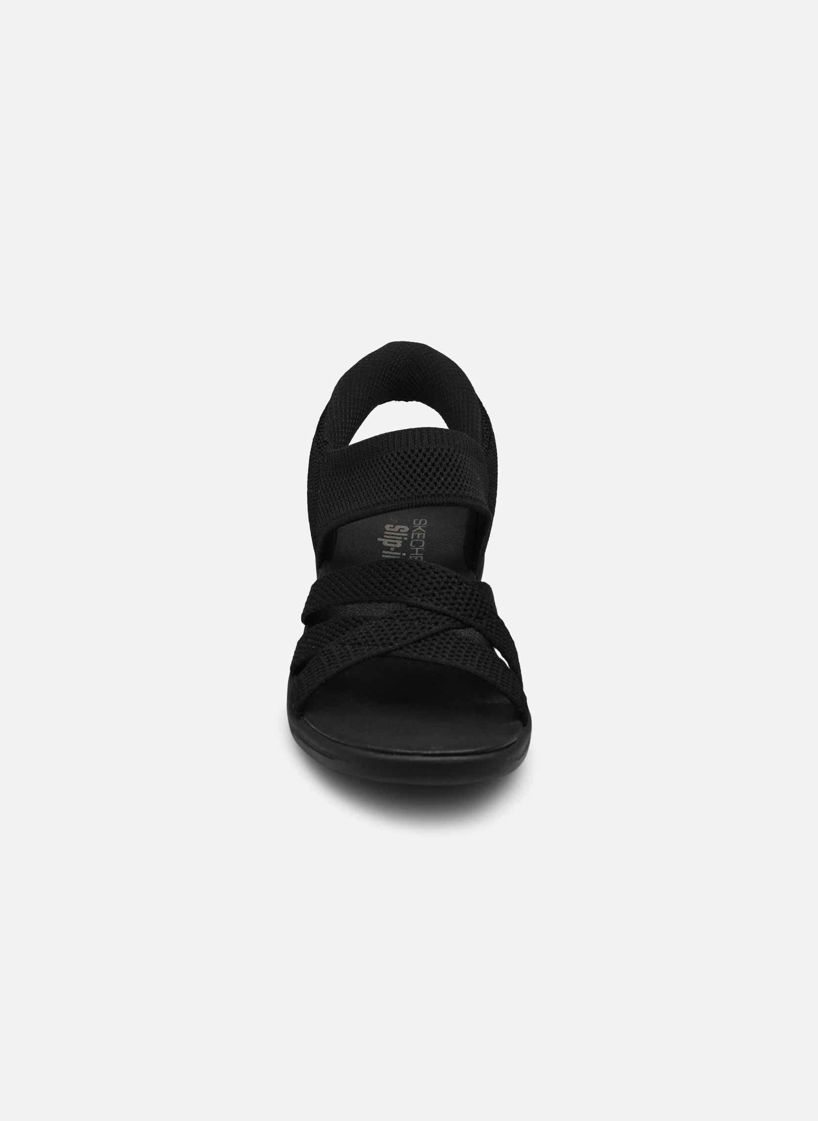 Keil- und Plateausandalen SLIP-INS Arya damen schwarz Skechers Keil- und Plateausandalen SLIP-INS Arya damen schwarz BBK