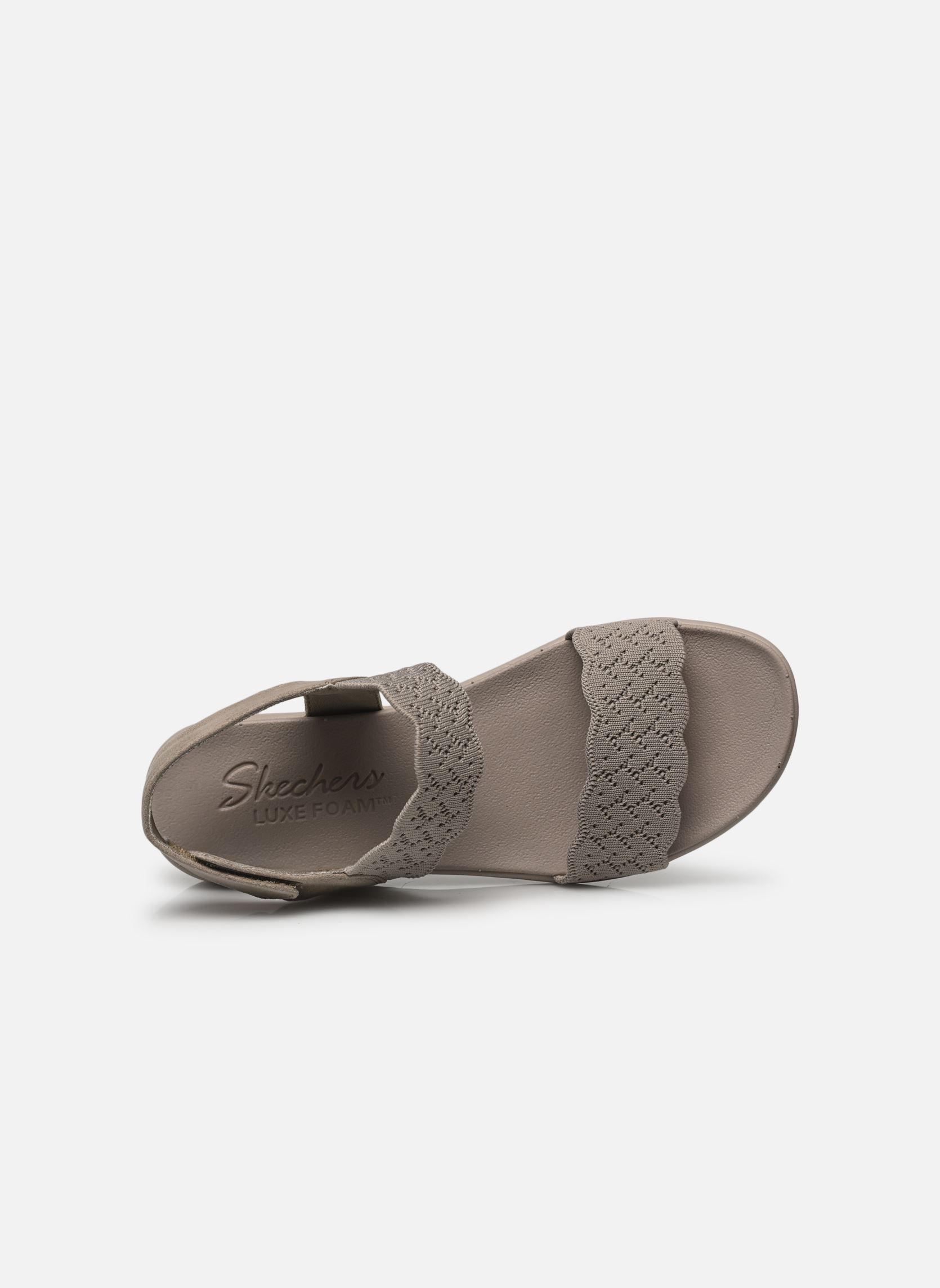 Sandali con zeppa e plateau SLIP-INS Arya - On The Rise donna beige Skechers Sandali con zeppa e plateau SLIP-INS Arya - On The Rise donna beige TPE