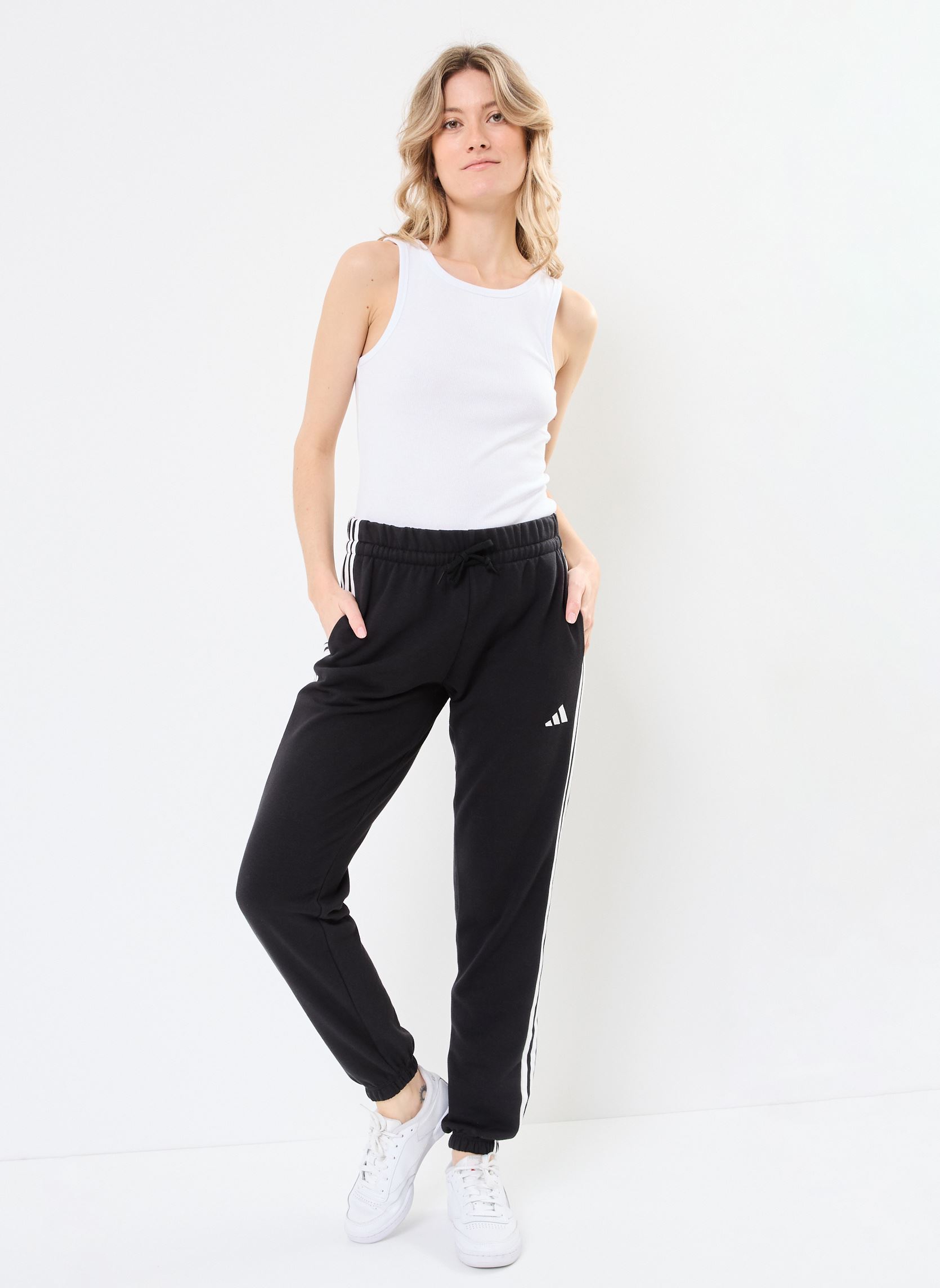 Bas de jogging W 3S FT CF PT noir adidas sportswear Bas de jogging W 3S FT CF PT noir Black/white