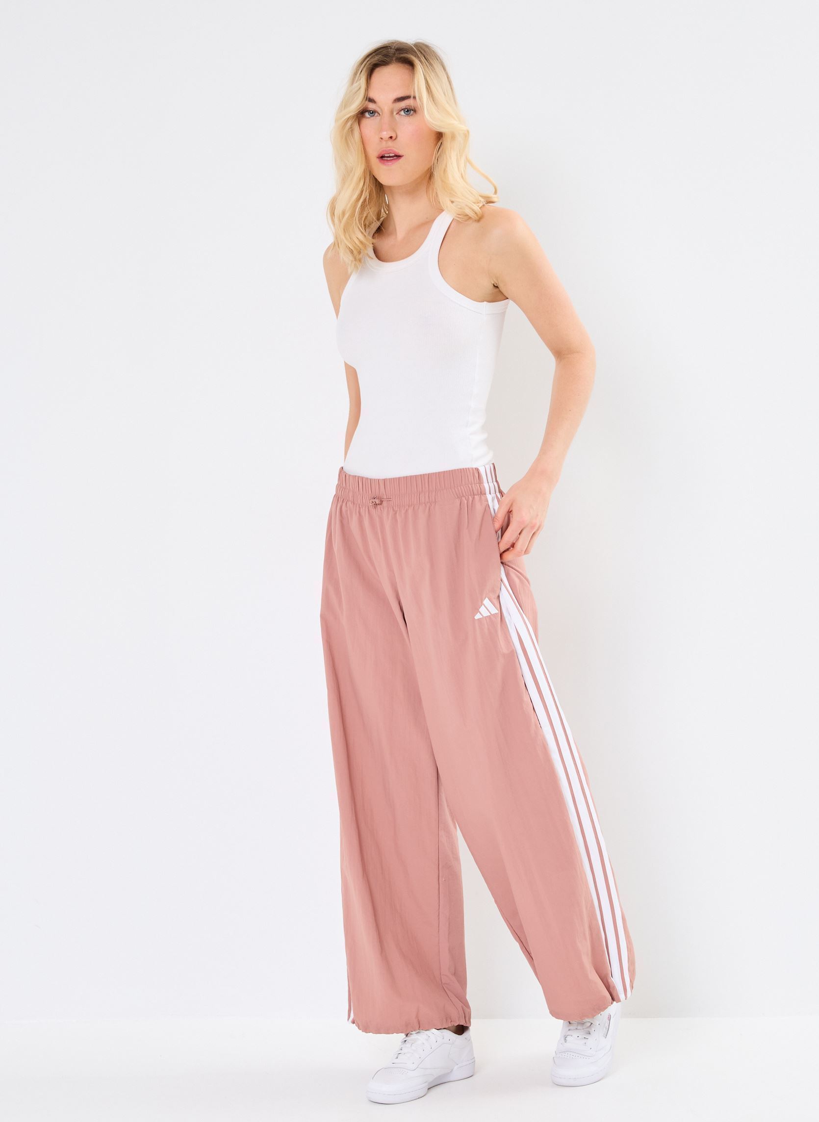 Jogginghosen W 3S WV PT damen rosa adidas sportswear Jogginghosen W 3S WV PT damen rosa WARCLA/WHITE