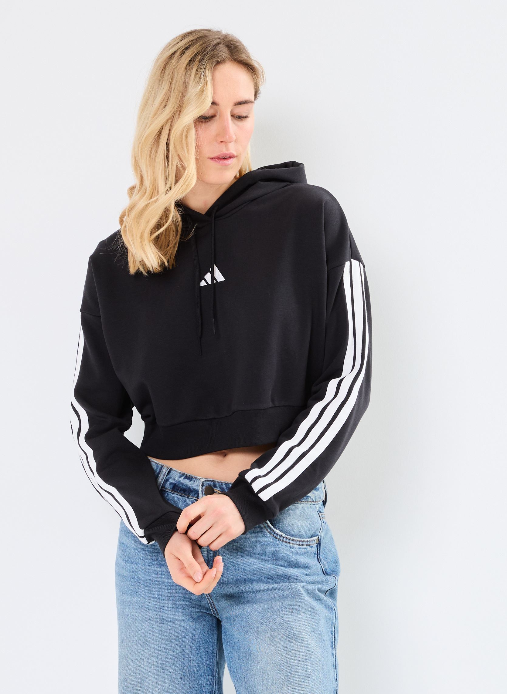 Vêtements adidas sportswear W 3S FT CRO HD pour Accessoires