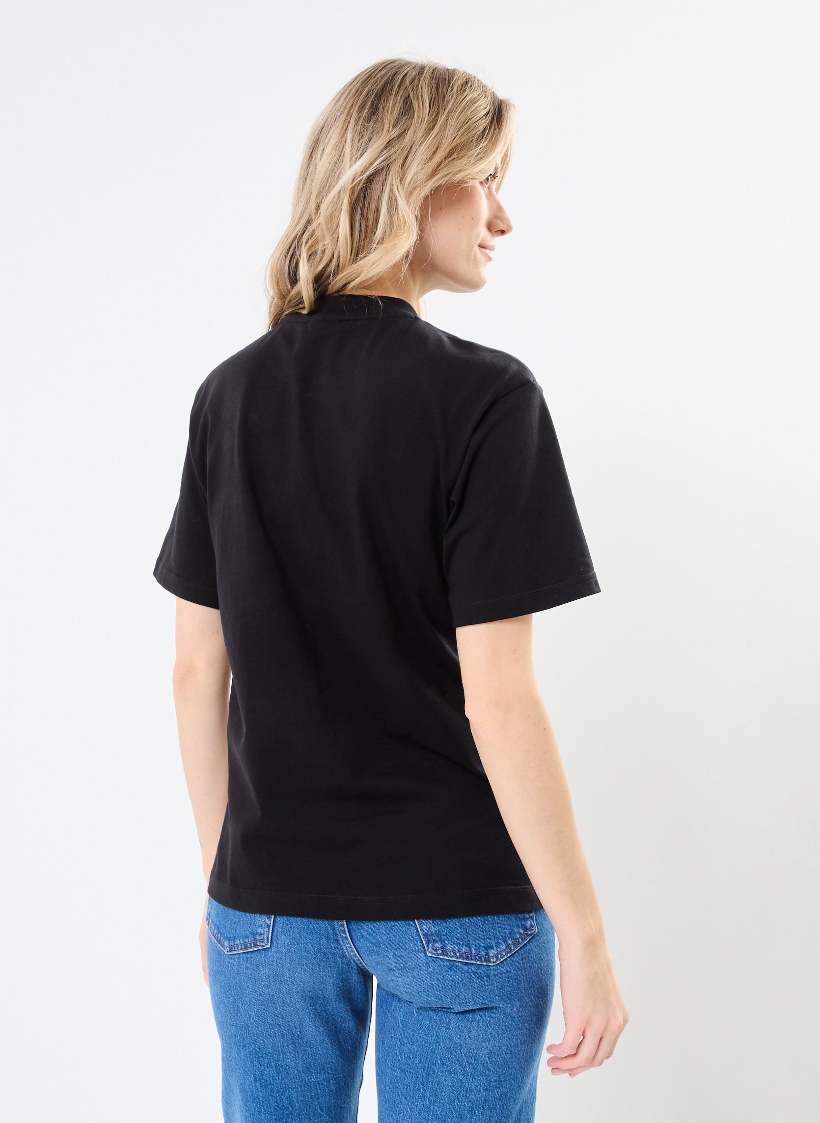 Tee-shirts W 3S SJ T femme noir adidas sportswear Tee-shirts W 3S SJ T femme noir Black/white
