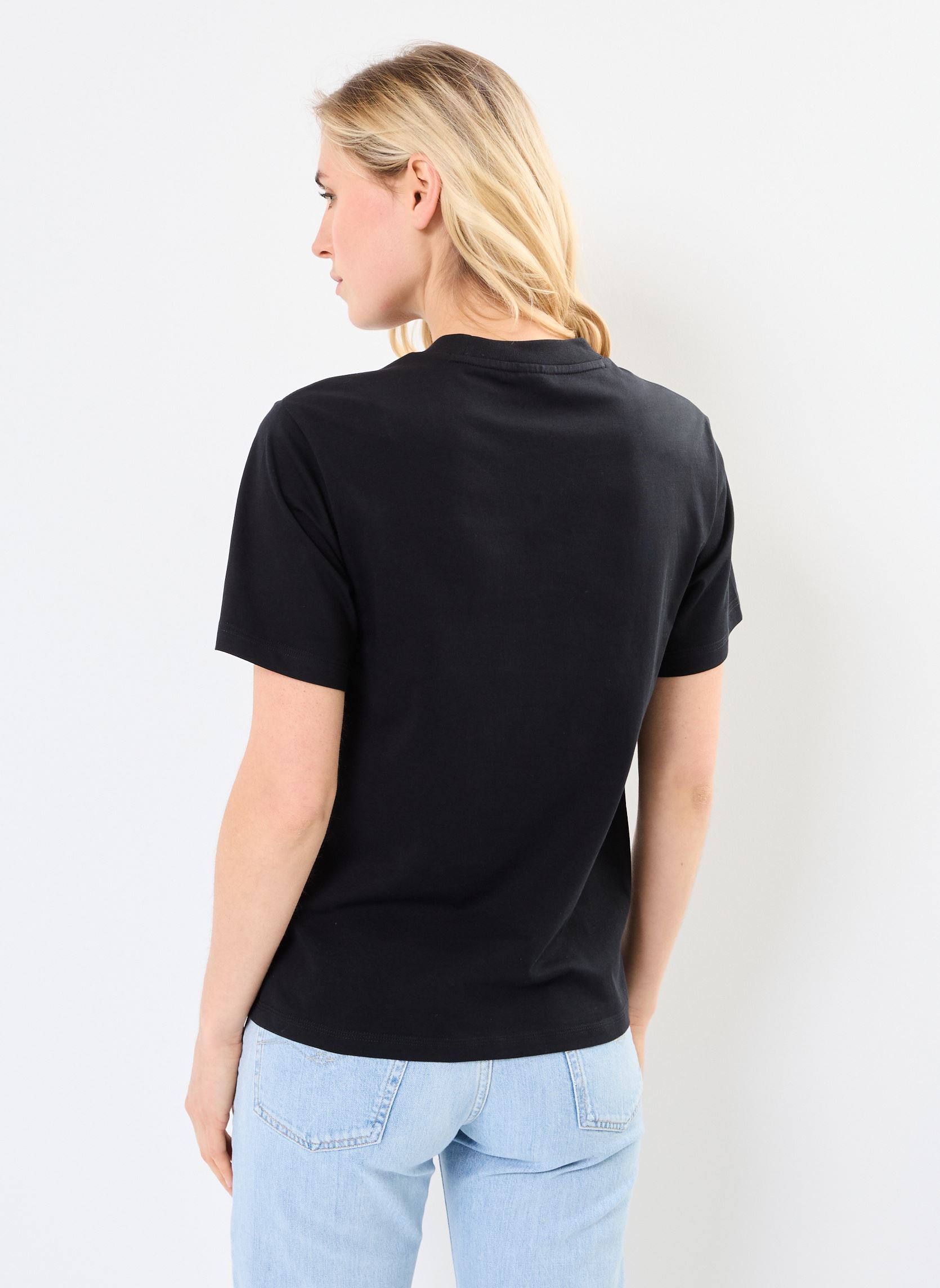 T-shirts W SL SJ T dames zwart adidas sportswear T-shirts W SL SJ T dames zwart BLACK/WHITE