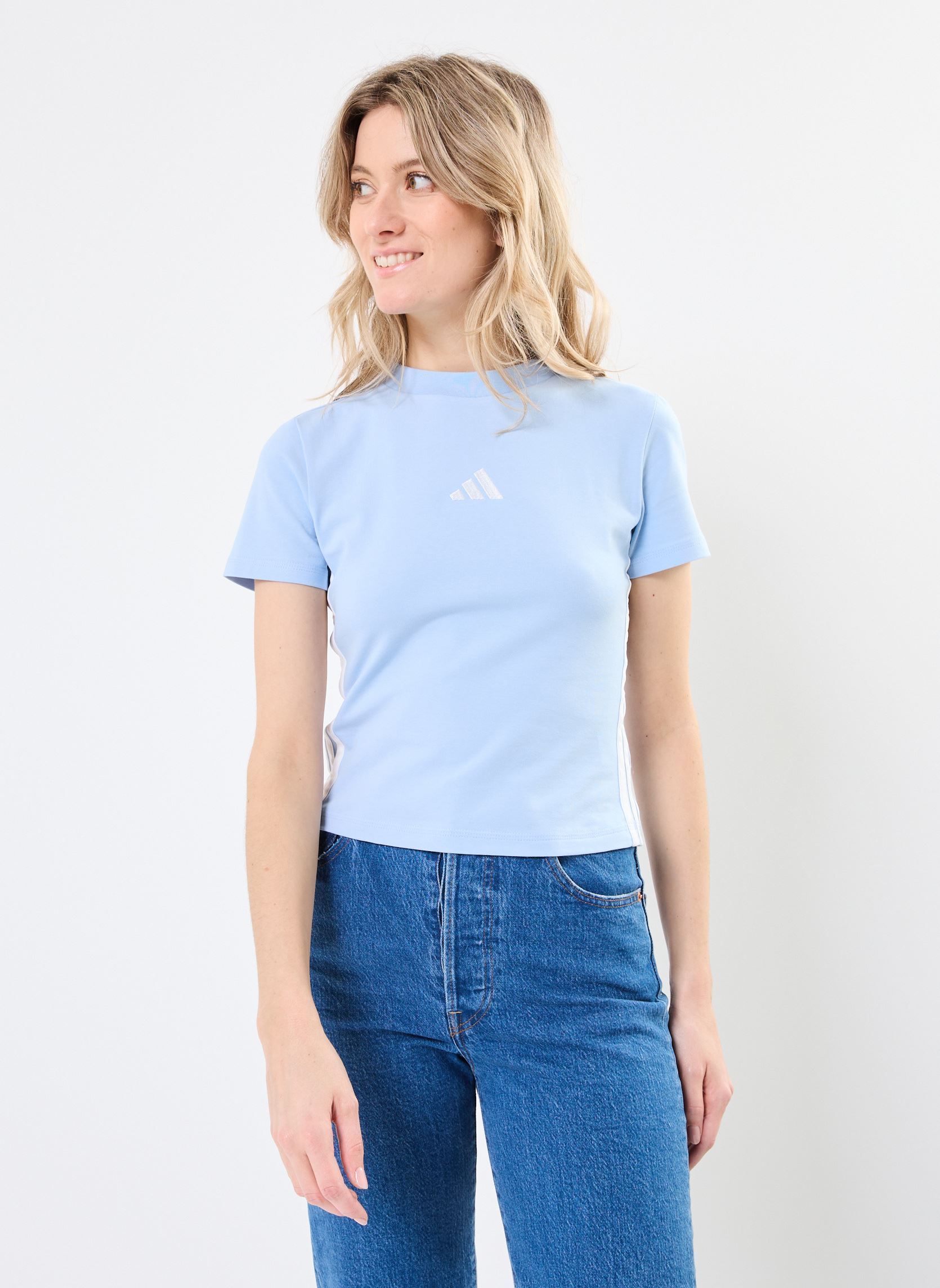 Vêtements adidas sportswear W 3S SJ BABY T pour