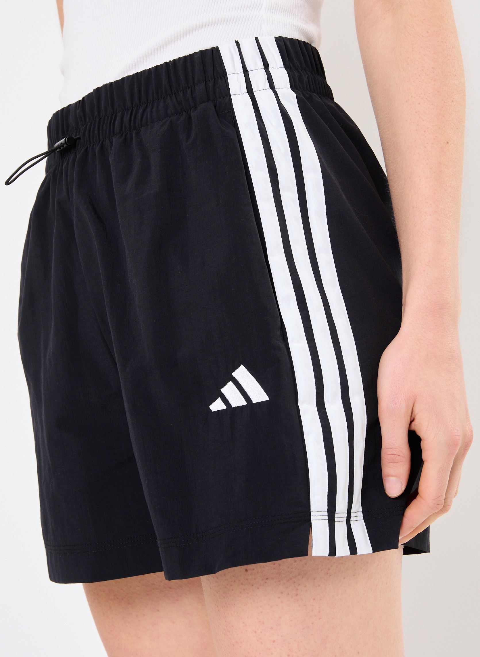 Shorts Short - W 3S WV SHO femme noir adidas sportswear Shorts Short - W 3S WV SHO femme noir Black/white