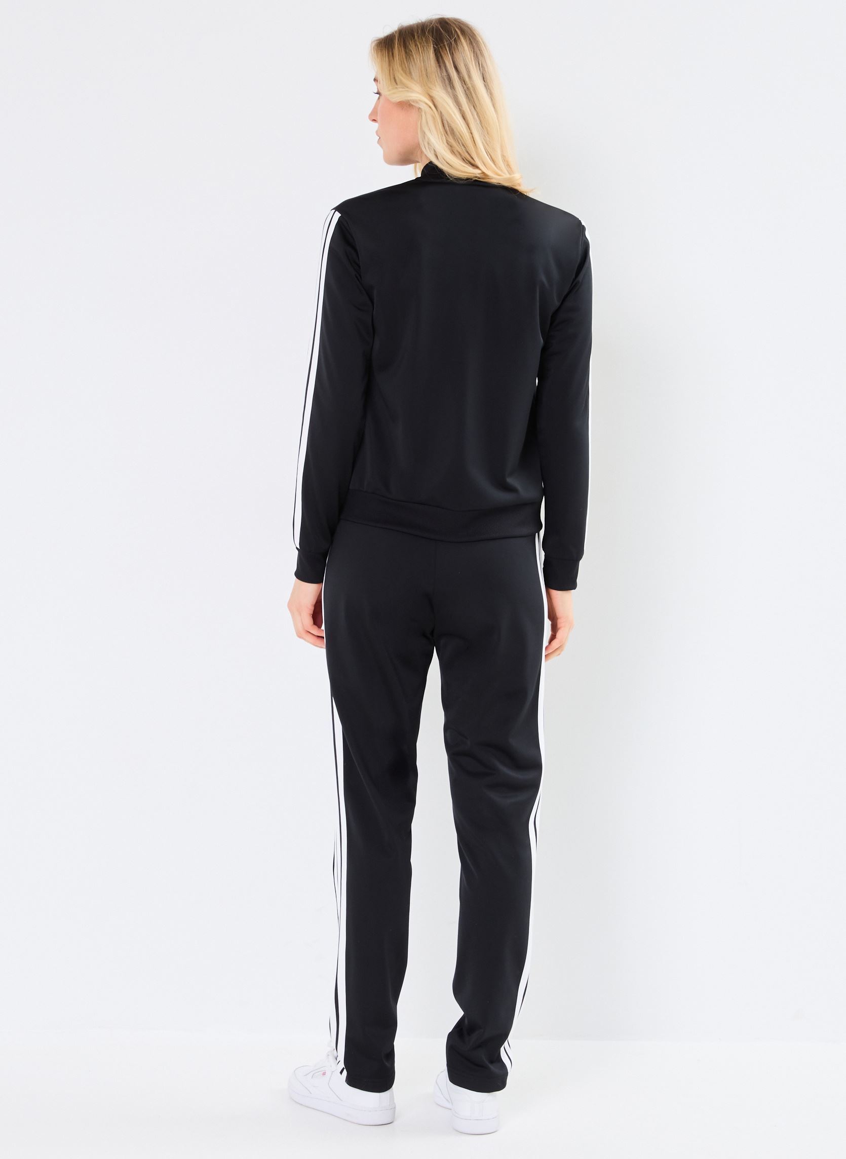 Sets W 3S TR TS dames zwart adidas sportswear Sets W 3S TR TS dames zwart BLACK