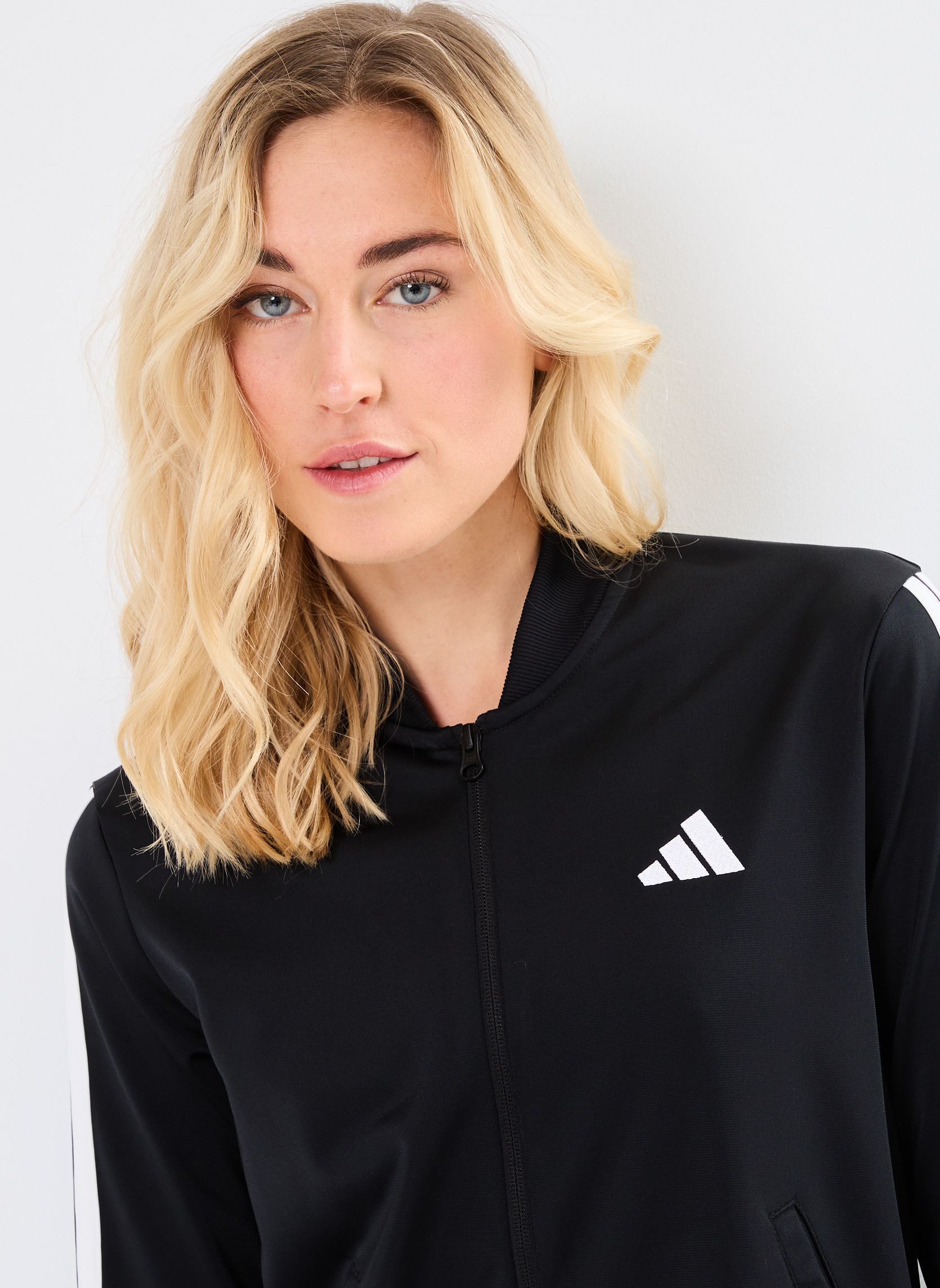 Sets W 3S TR TS dames zwart adidas sportswear Sets W 3S TR TS dames zwart BLACK