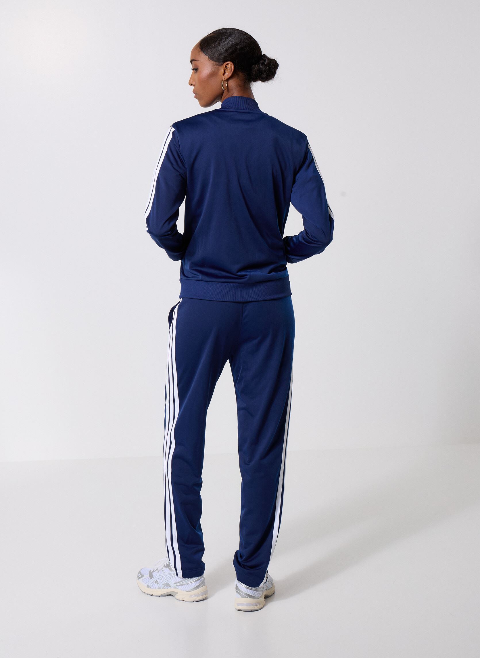 Ensembles W 3S TR TS femme bleu adidas sportswear Ensembles W 3S TR TS femme bleu DKBLUE