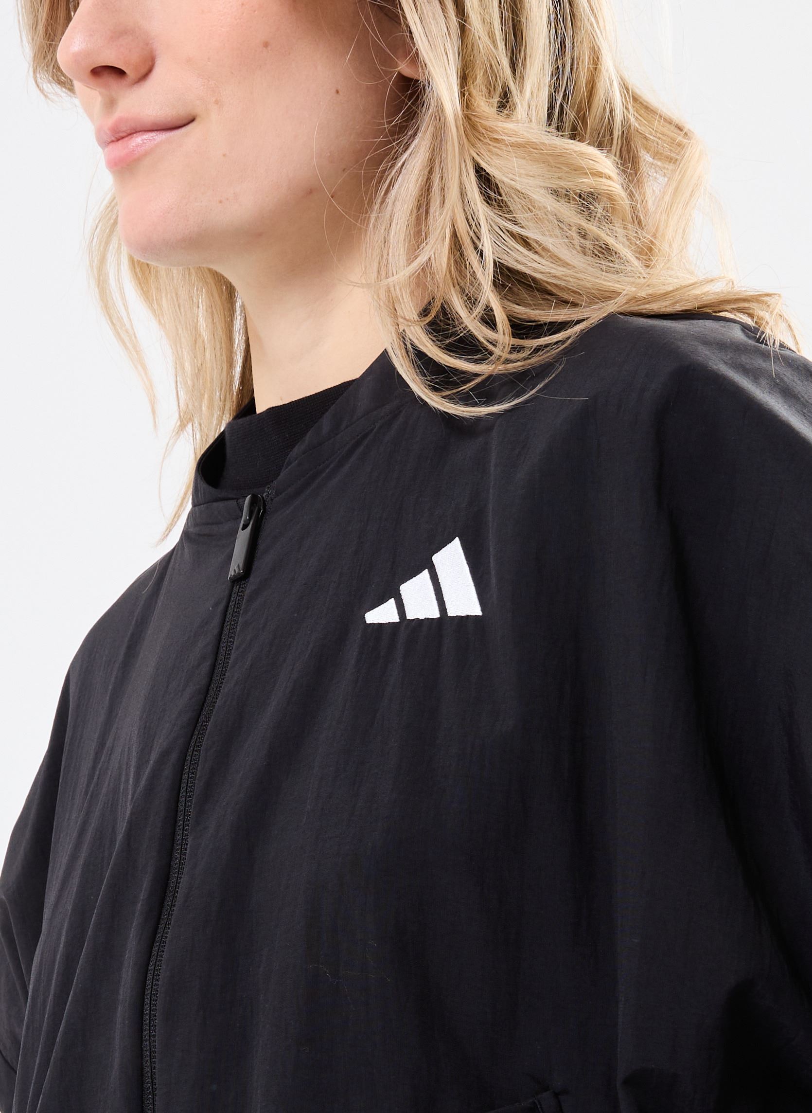 Windbreaker / Windjacken W 3S WV BOMBER damen schwarz adidas sportswear Windbreaker / Windjacken W 3S WV BOMBER damen schwarz Black/white