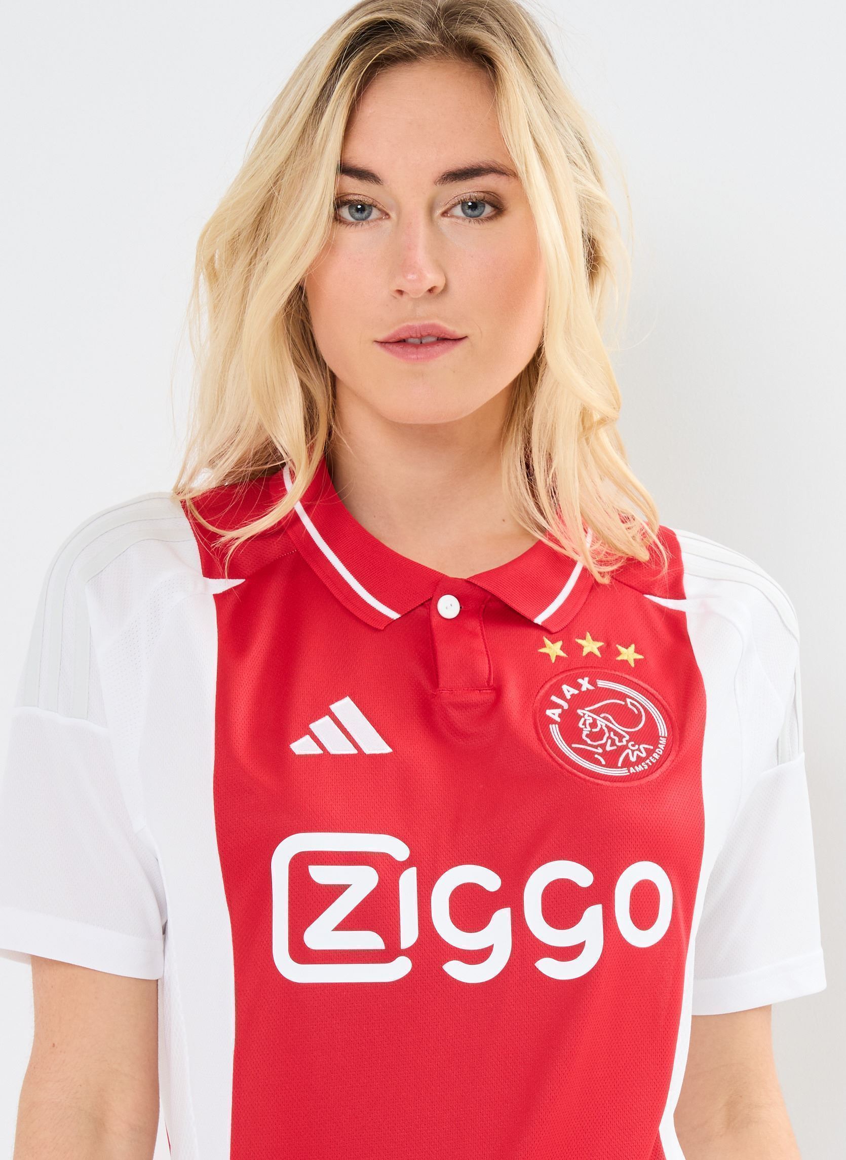 Tee-shirts manches courtes AJAX H JSY blanc adidas sportswear Tee-shirts manches courtes AJAX H JSY blanc White