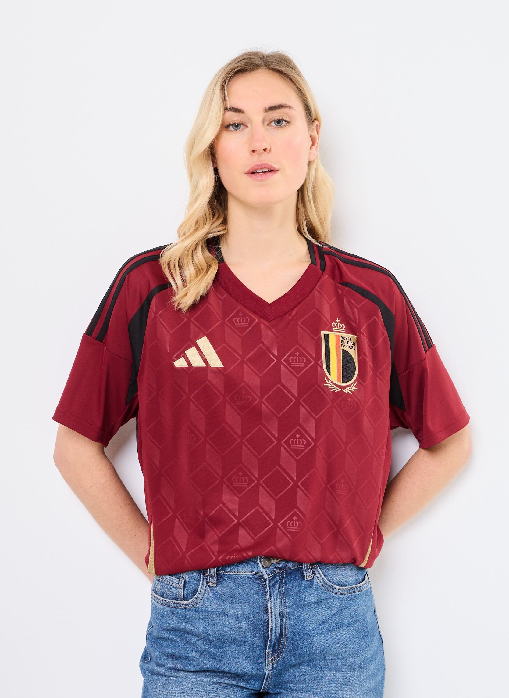 Maillots de corps adidas Maillot Domicile Belgique Euro 2024 EU