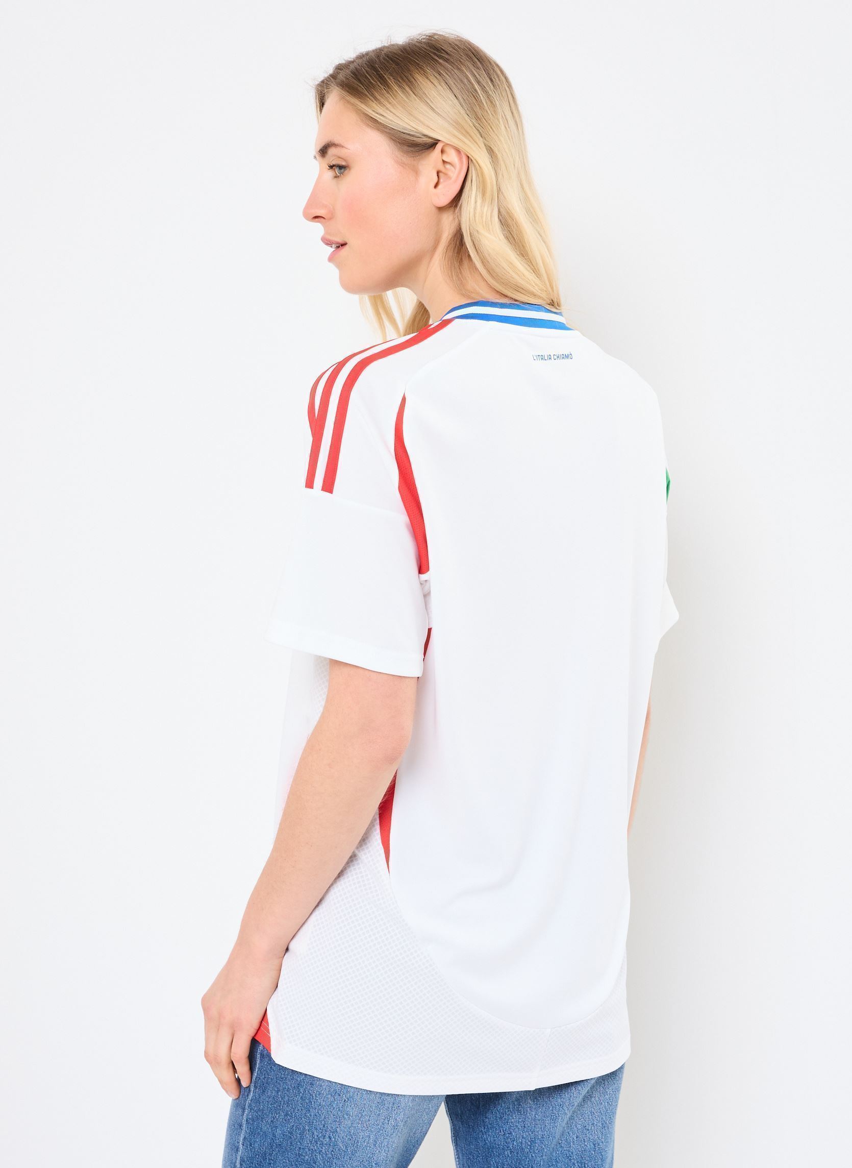 Tee-shirts manches courtes FIGC A JSY blanc adidas sportswear Tee-shirts manches courtes FIGC A JSY blanc White