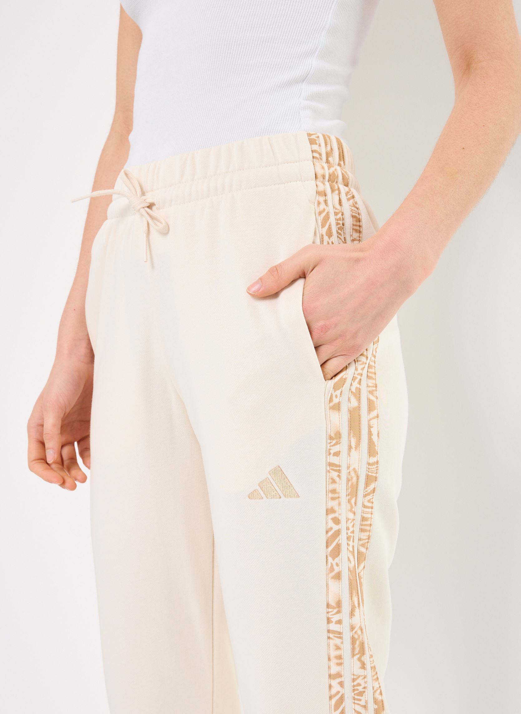 Jogginghosen W ANML 3S FT PT damen beige adidas sportswear Jogginghosen W ANML 3S FT PT damen beige WONWHI/WONWHI