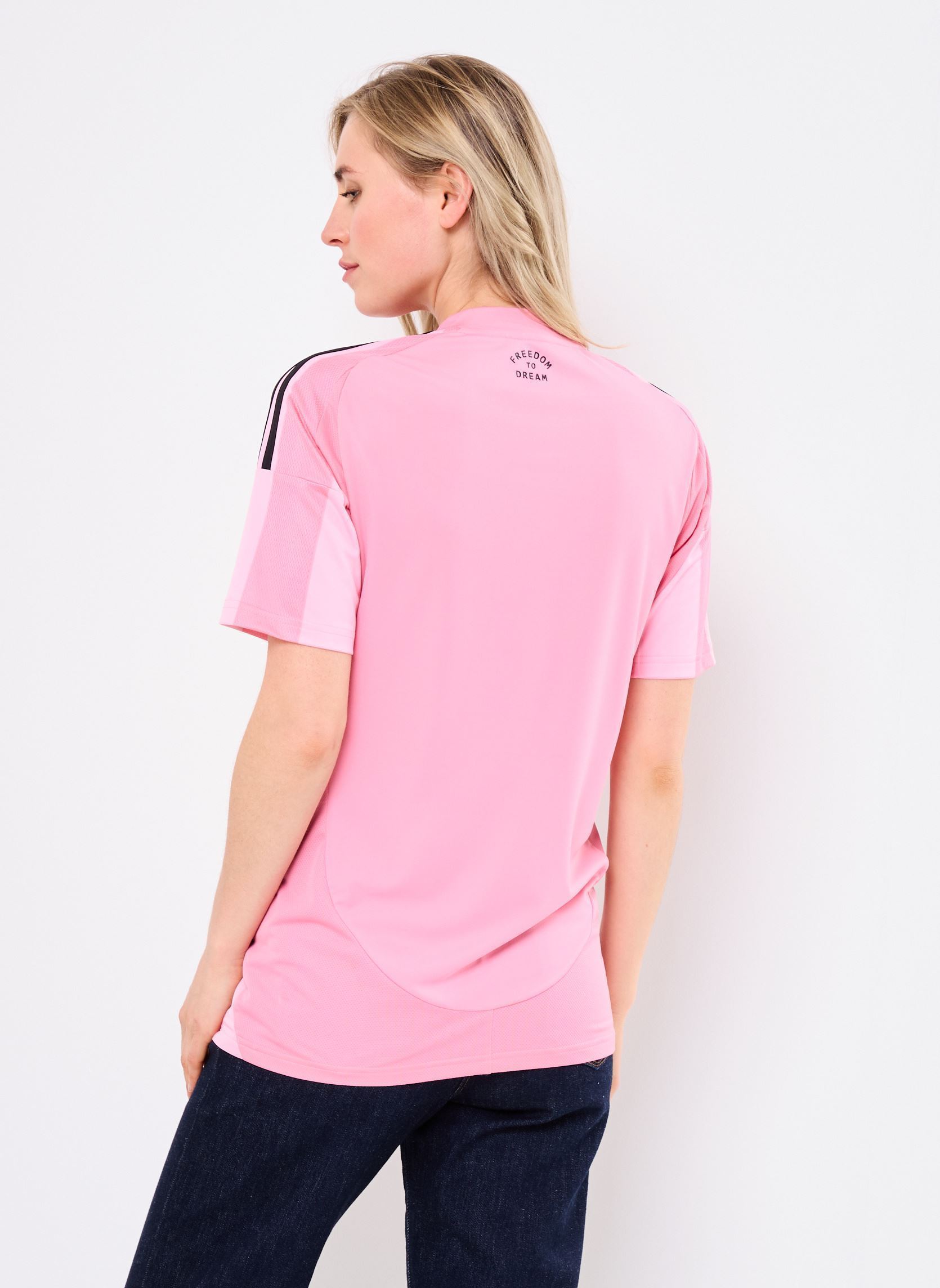 Tee-shirts manches courtes IMCF H JSY rose adidas sportswear Tee-shirts manches courtes IMCF H JSY rose EASPNK