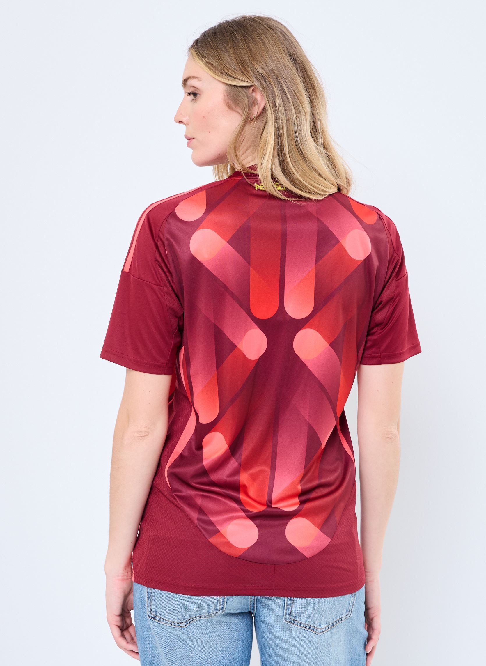 Tee-shirts manches courtes DFB A JSY rouge adidas sportswear Tee-shirts manches courtes DFB A JSY rouge TECOBU