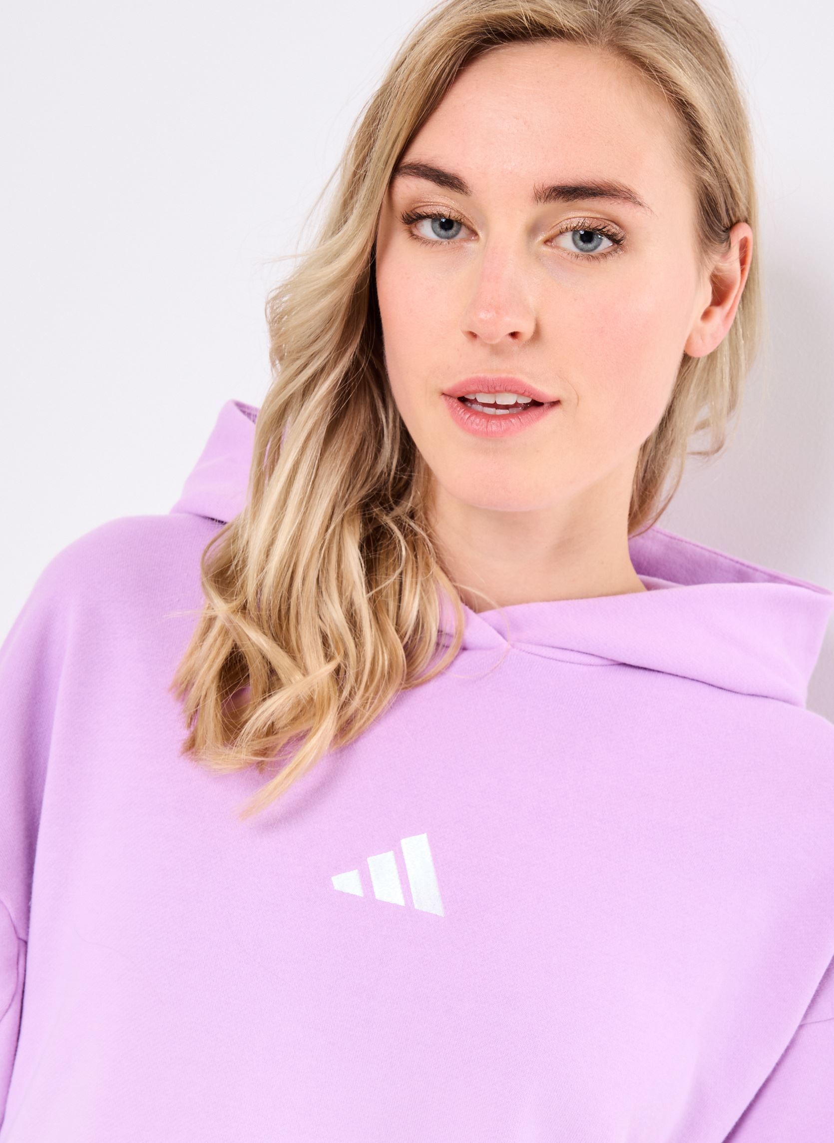 Kapuzenpullover W ALL SZN A HD damen weiß adidas sportswear Kapuzenpullover W ALL SZN A HD damen weiß WHITE/BLILIL