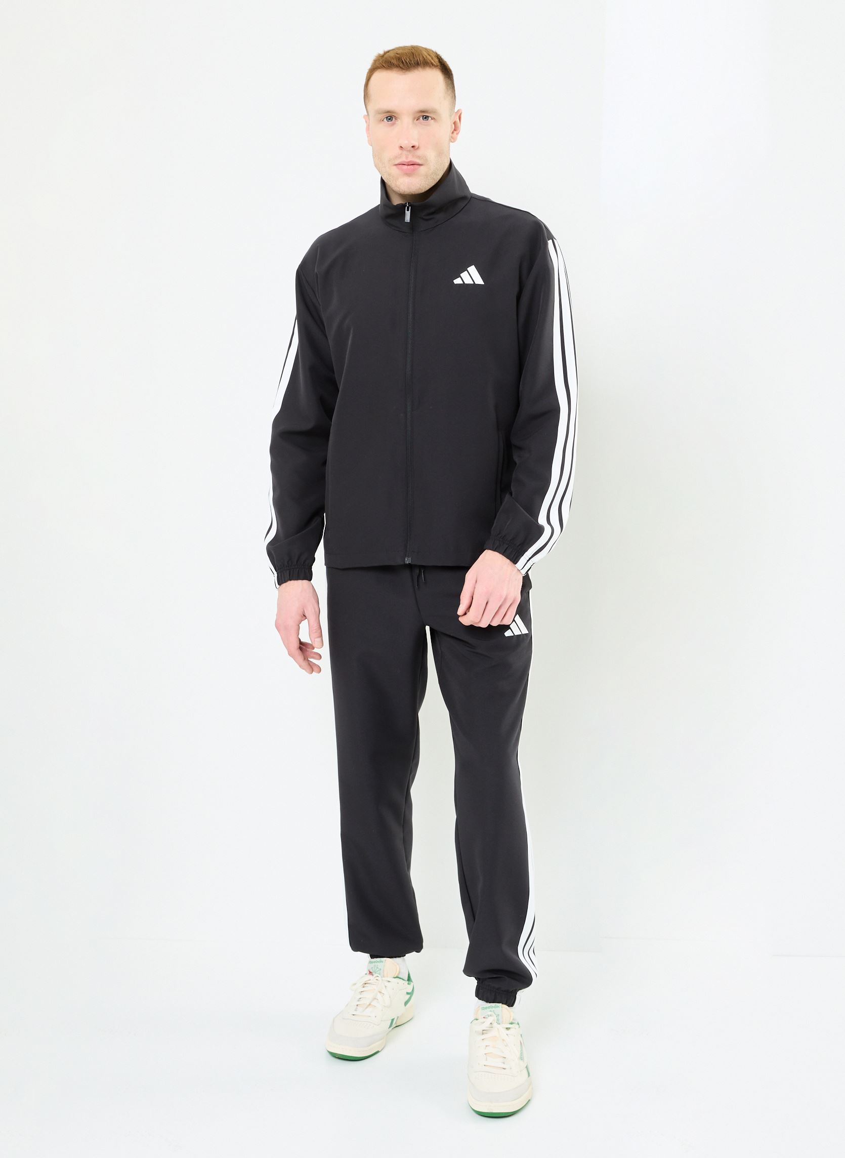 Trainingsanzüge M 3S WV TT TS herren schwarz adidas sportswear Trainingsanzüge M 3S WV TT TS herren schwarz Black