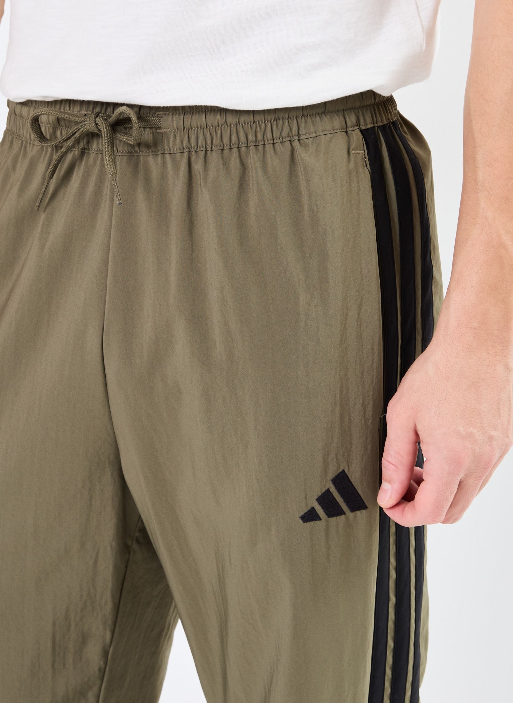 Joggingbroeken M STNFRD OPT 3S heren groen adidas sportswear Joggingbroeken M STNFRD OPT 3S heren groen OLISTR/BLACK