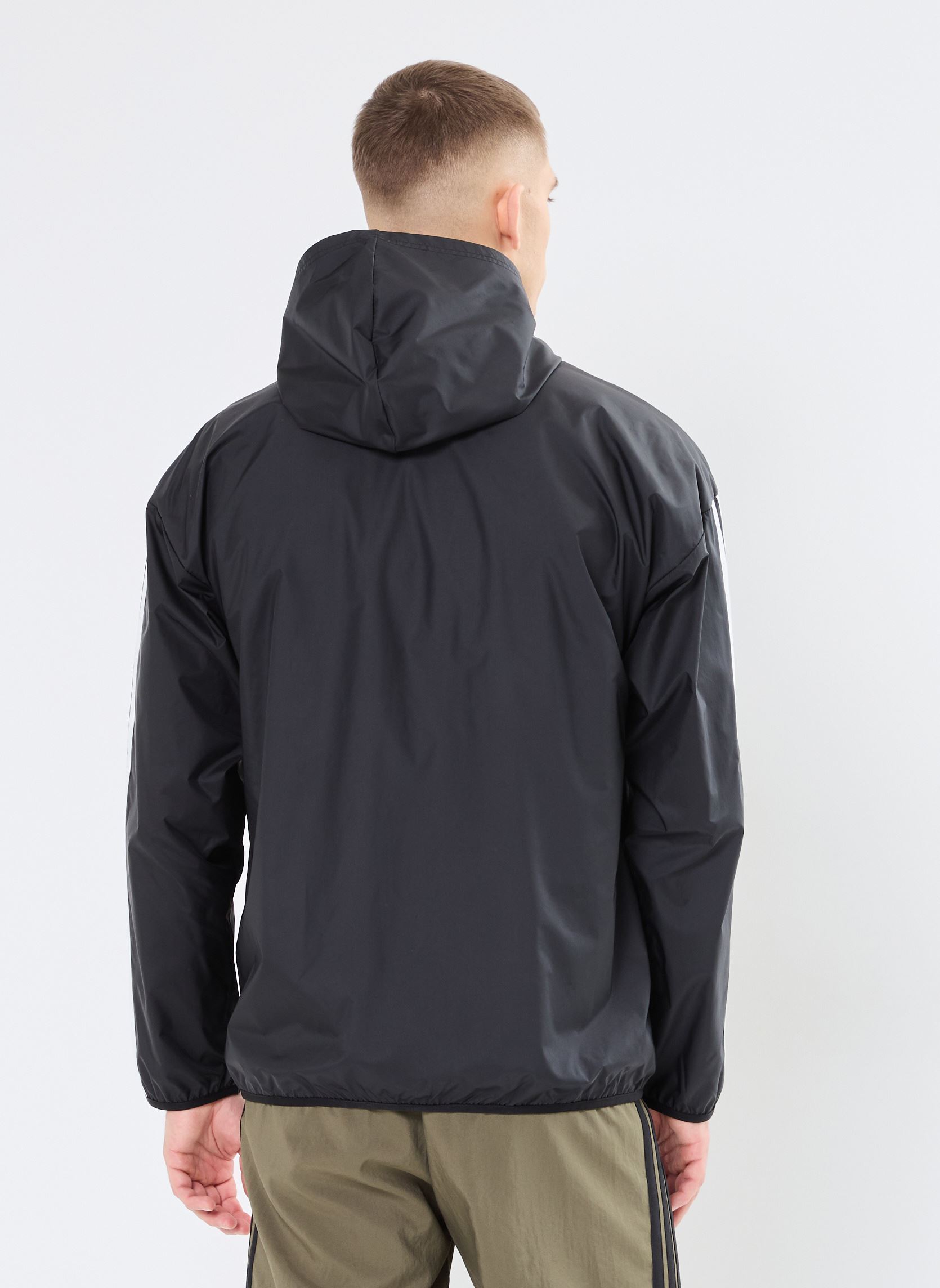 Windbreaker / Windjacken M 3S WB herren schwarz adidas sportswear Windbreaker / Windjacken M 3S WB herren schwarz Black/white