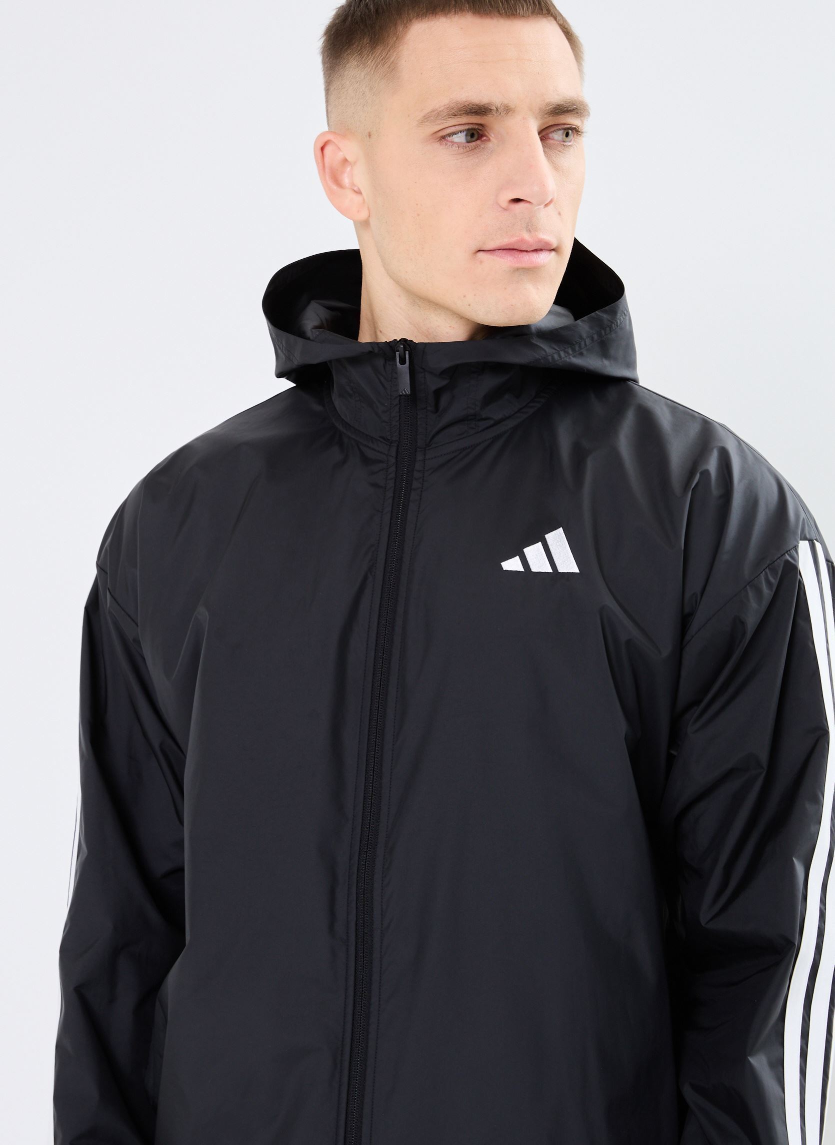 Windbreaker / Windjacken M 3S WB herren schwarz adidas sportswear Windbreaker / Windjacken M 3S WB herren schwarz Black/white