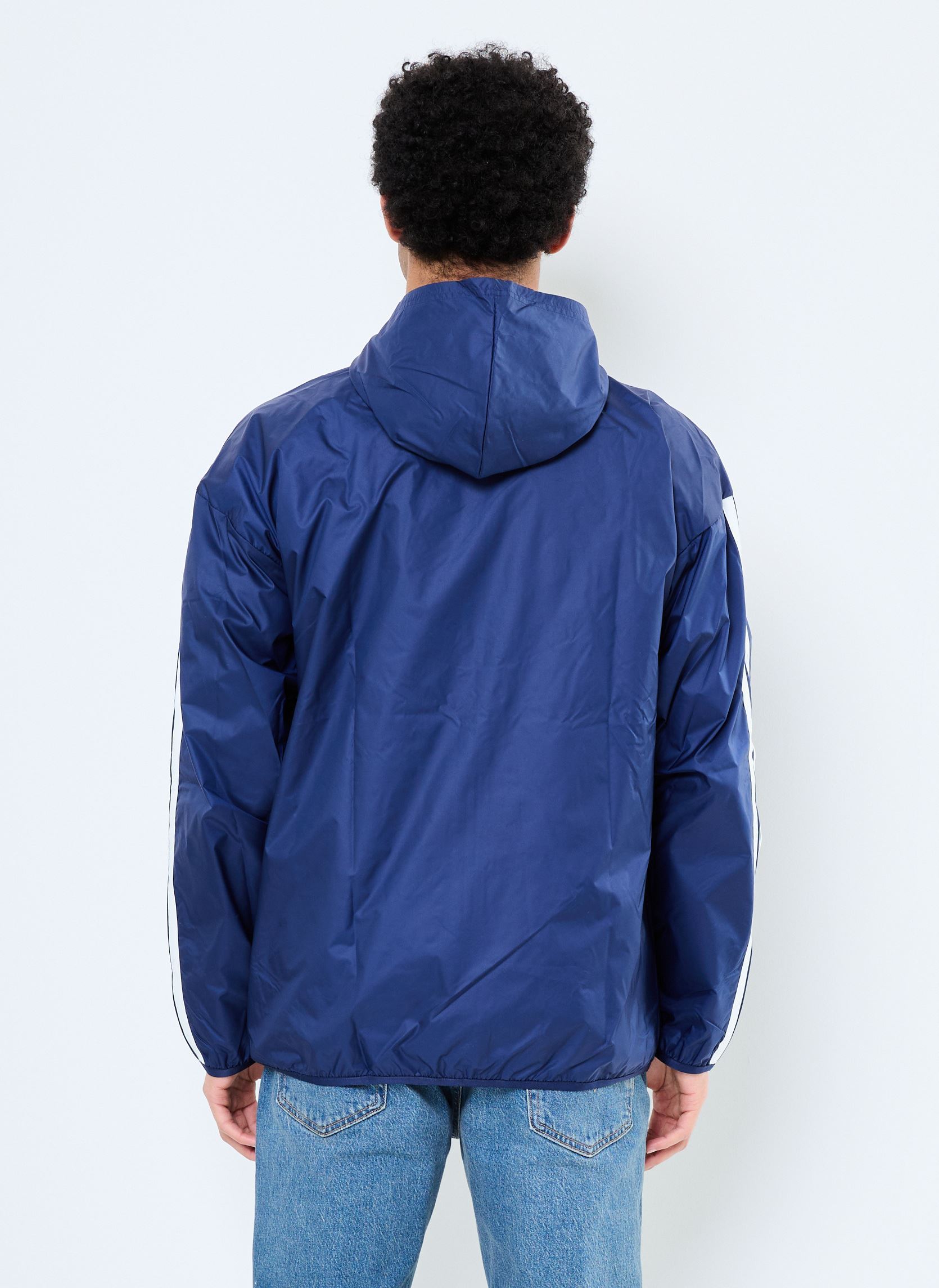 Windbreaker / Windjacken M 3S WB herren blau adidas sportswear Windbreaker / Windjacken M 3S WB herren blau DKBLUE/WHITE