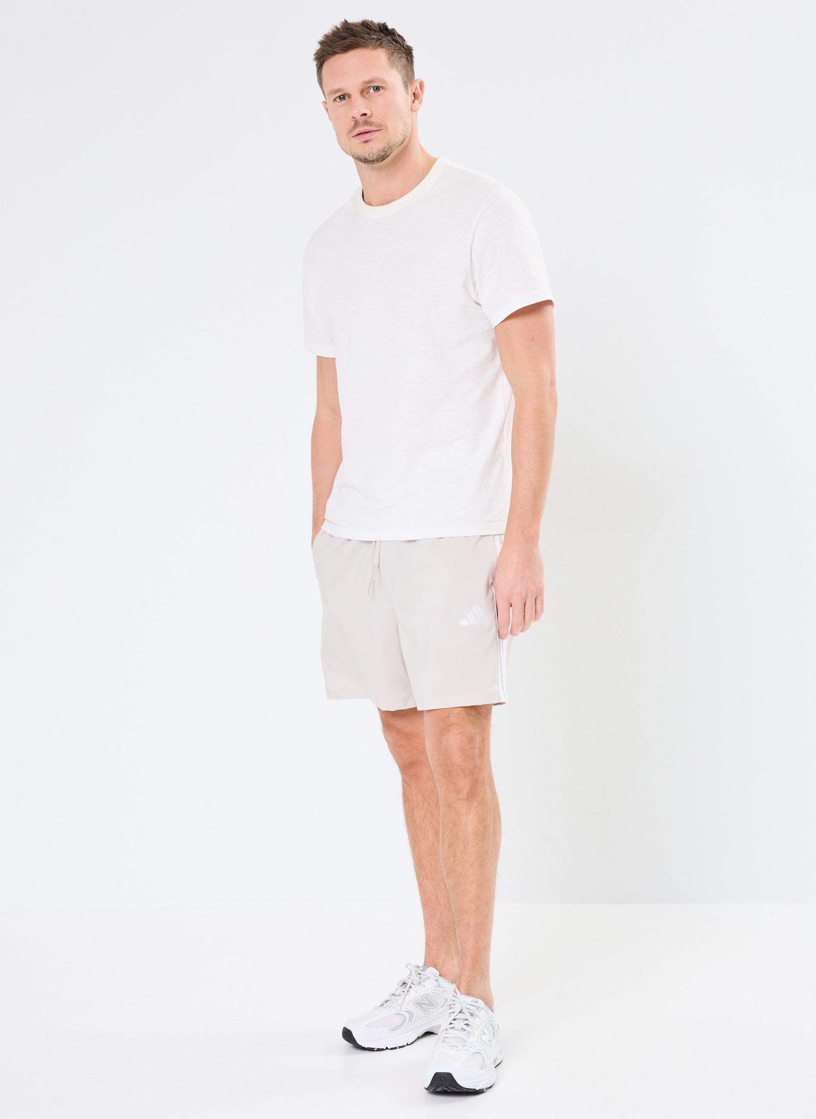 Shorts de sport M 3S CHELSEA B homme blanc adidas sportswear Shorts de sport M 3S CHELSEA B homme blanc WONALU/WHITE