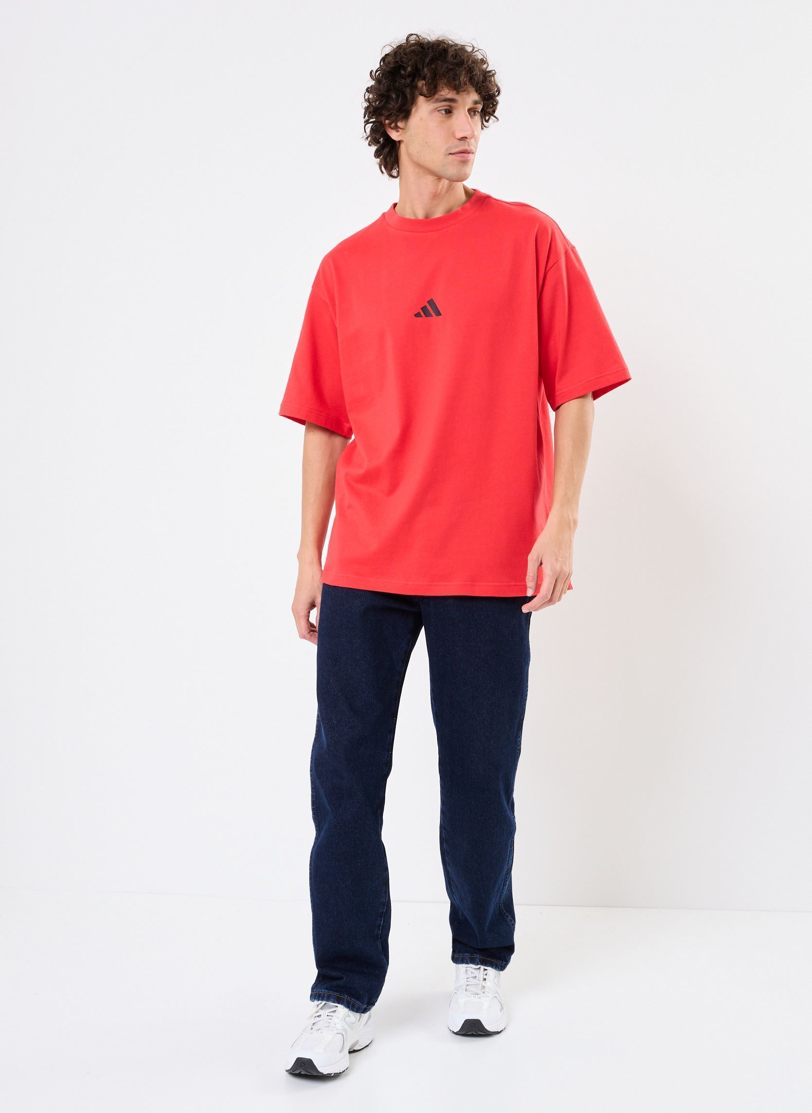 Tee-shirts manches courtes M FI SL T homme rouge adidas sportswear Tee-shirts manches courtes M FI SL T homme rouge PURRUB