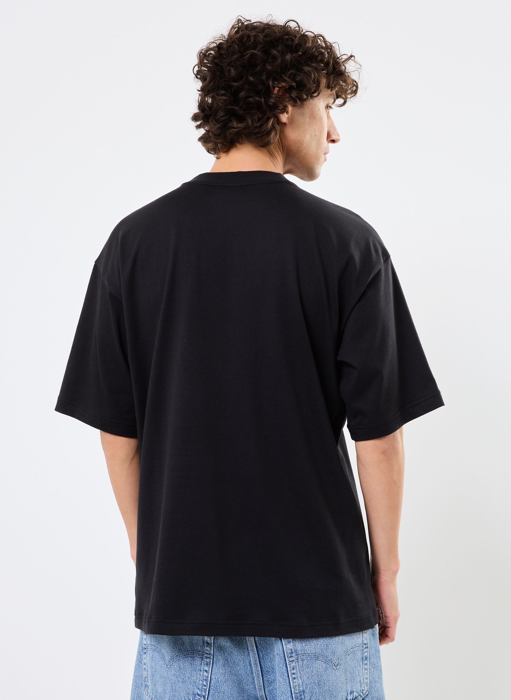 Tee-shirts manches courtes M FI SL T homme noir adidas sportswear Tee-shirts manches courtes M FI SL T homme noir Black