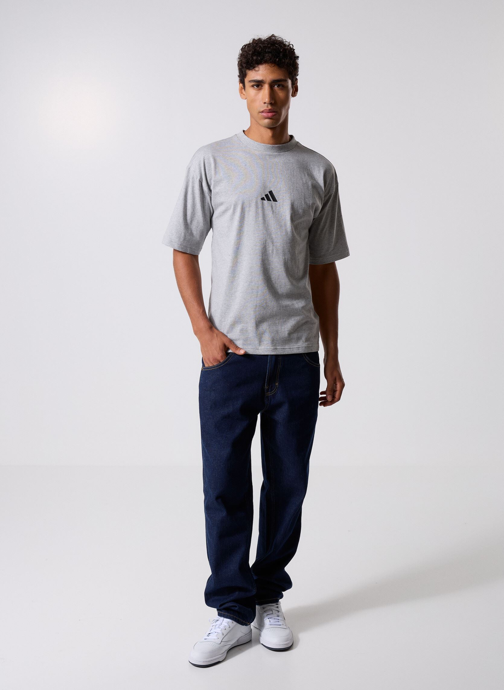 Tee-shirts manches courtes M FI SL T homme gris adidas sportswear Tee-shirts manches courtes M FI SL T homme gris Mgreyh