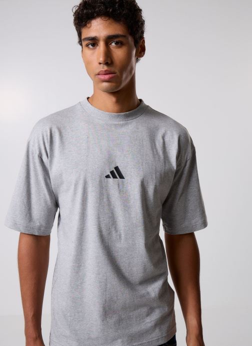 adidas sportswear T-shirts met korte mouwen M FI SL T heren grijs