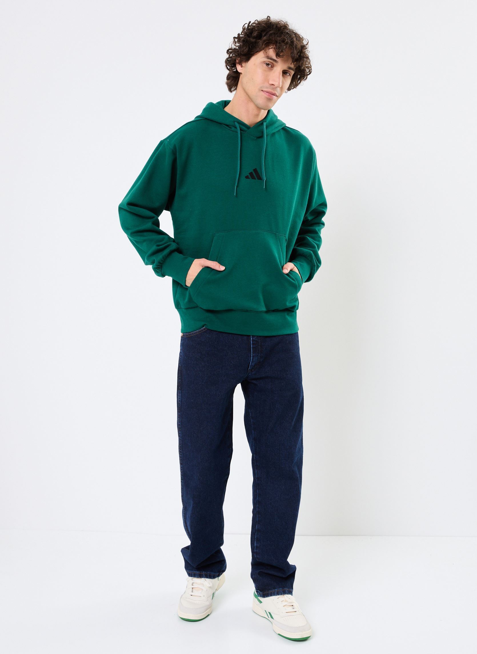 Jersey con capucha M FEELCOZY HD hombre verde adidas sportswear Jersey con capucha M FEELCOZY HD hombre verde CGREEN/BLACK