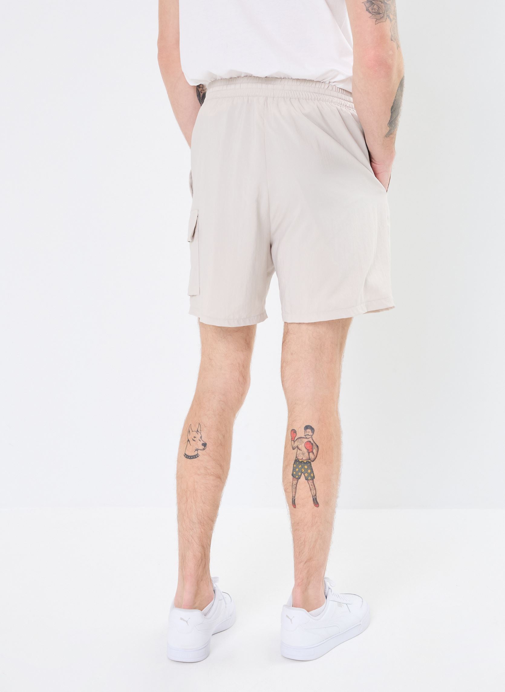 Sportshorts M CARGO CHELSEA heren beige adidas sportswear Sportshorts M CARGO CHELSEA heren beige WONALU/WHITE