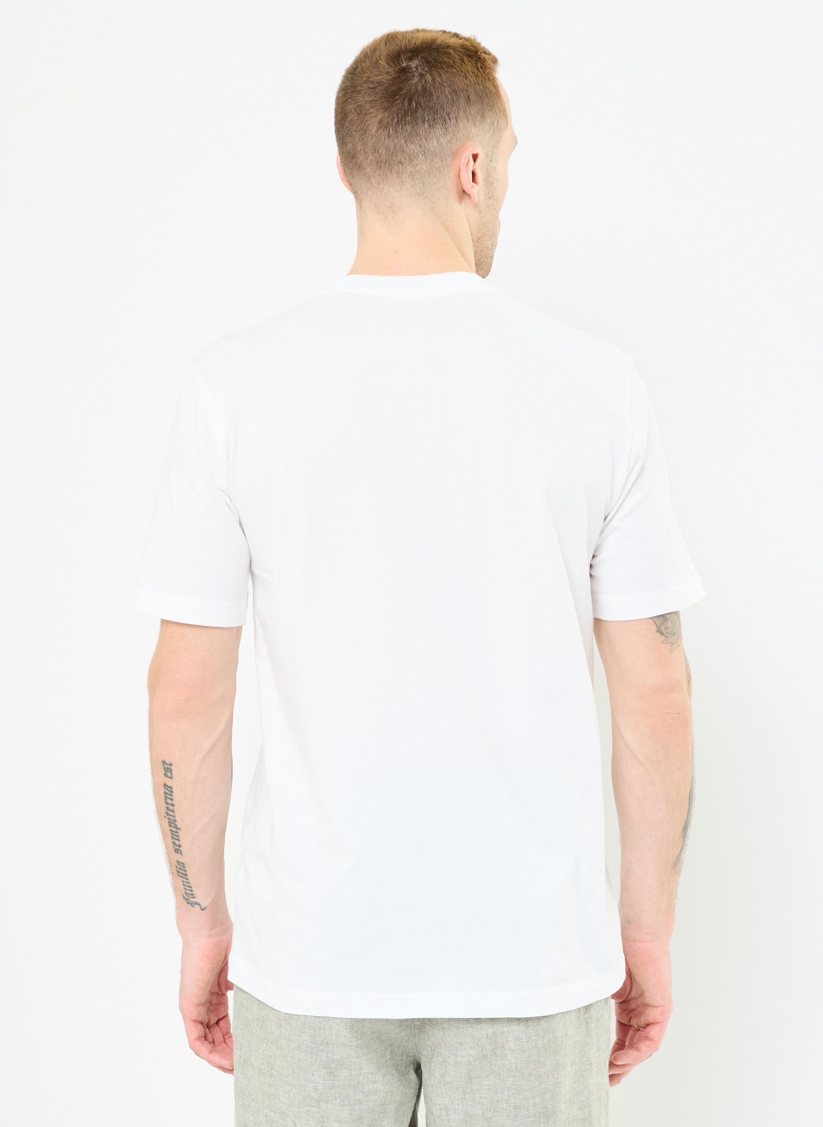 Kurzarm-T-Shirts M L SLIDE PKT T herren weiß adidas sportswear Kurzarm-T-Shirts M L SLIDE PKT T herren weiß White