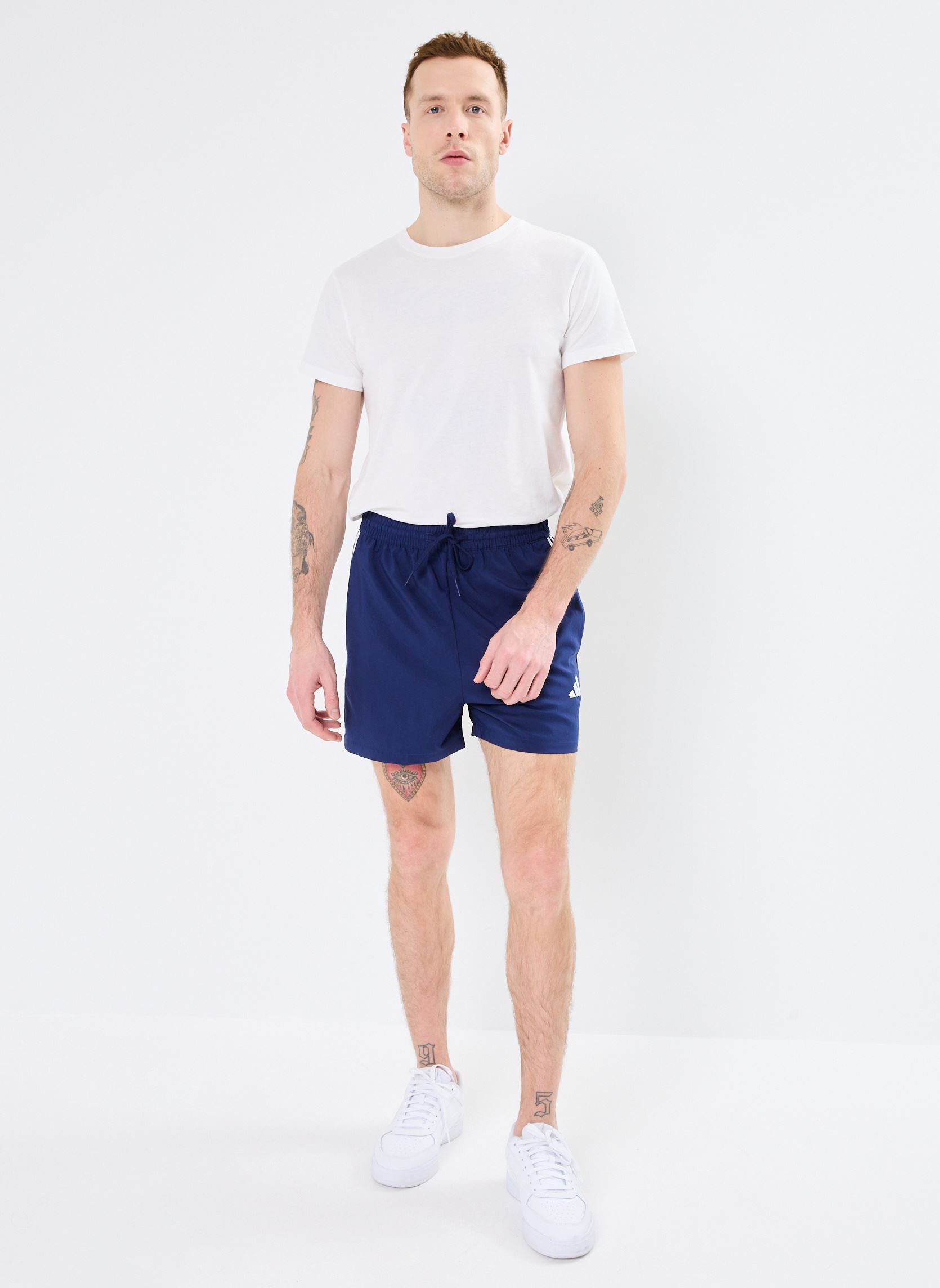 Pantaloncini da sport M 3S CHELSEA 5 uomo blu adidas sportswear Pantaloncini da sport M 3S CHELSEA 5 uomo blu DKBLUE/WHITE
